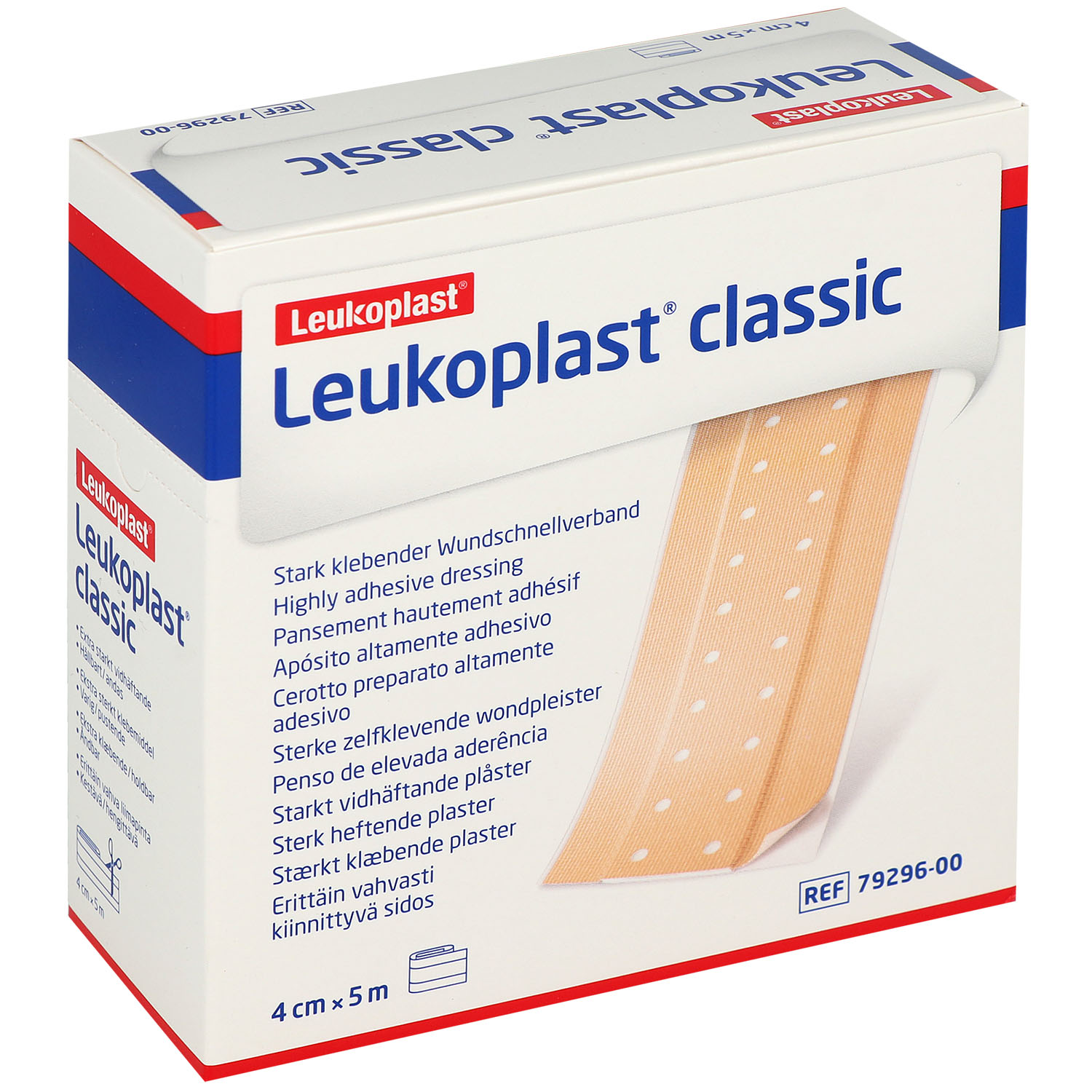LEUKOPLAST Classic Pflaster 4 cm x 5 m - 1 Stück