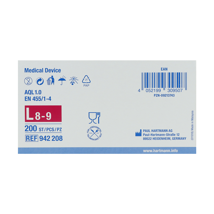 Peha-soft nitrile white Untersuchungshandschuhe, puderfrei