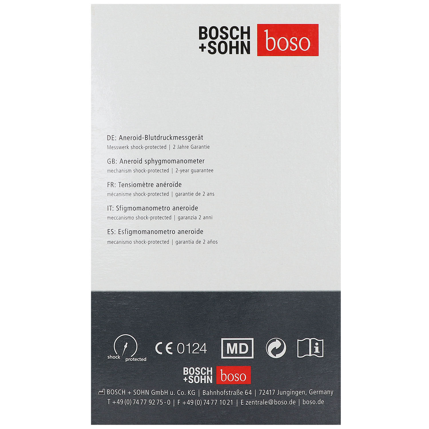 Blutdruckmessgerät BOSO clinicus II Skala 60 mm Doppelschlauch, 1 Stück