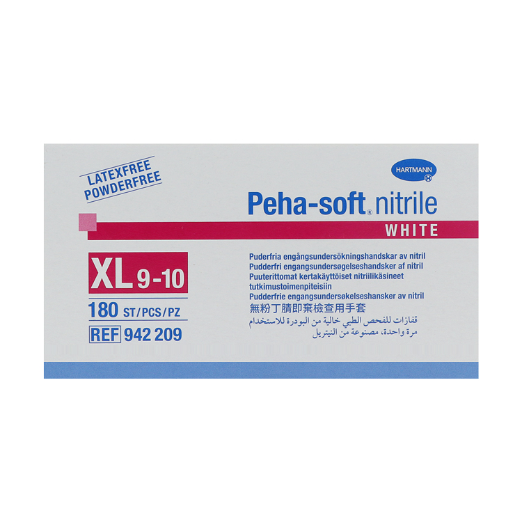 Peha-soft nitrile white Untersuchungshandschuhe, puderfrei