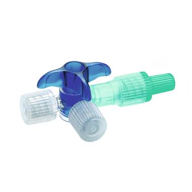 DISCOFIX C Dreiwegehahn blau