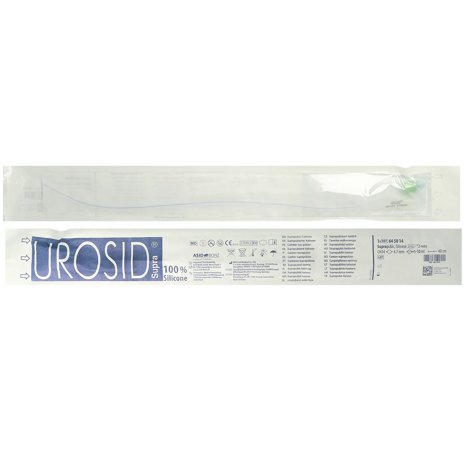 Suprapubischer Silikon Ballonkatheter