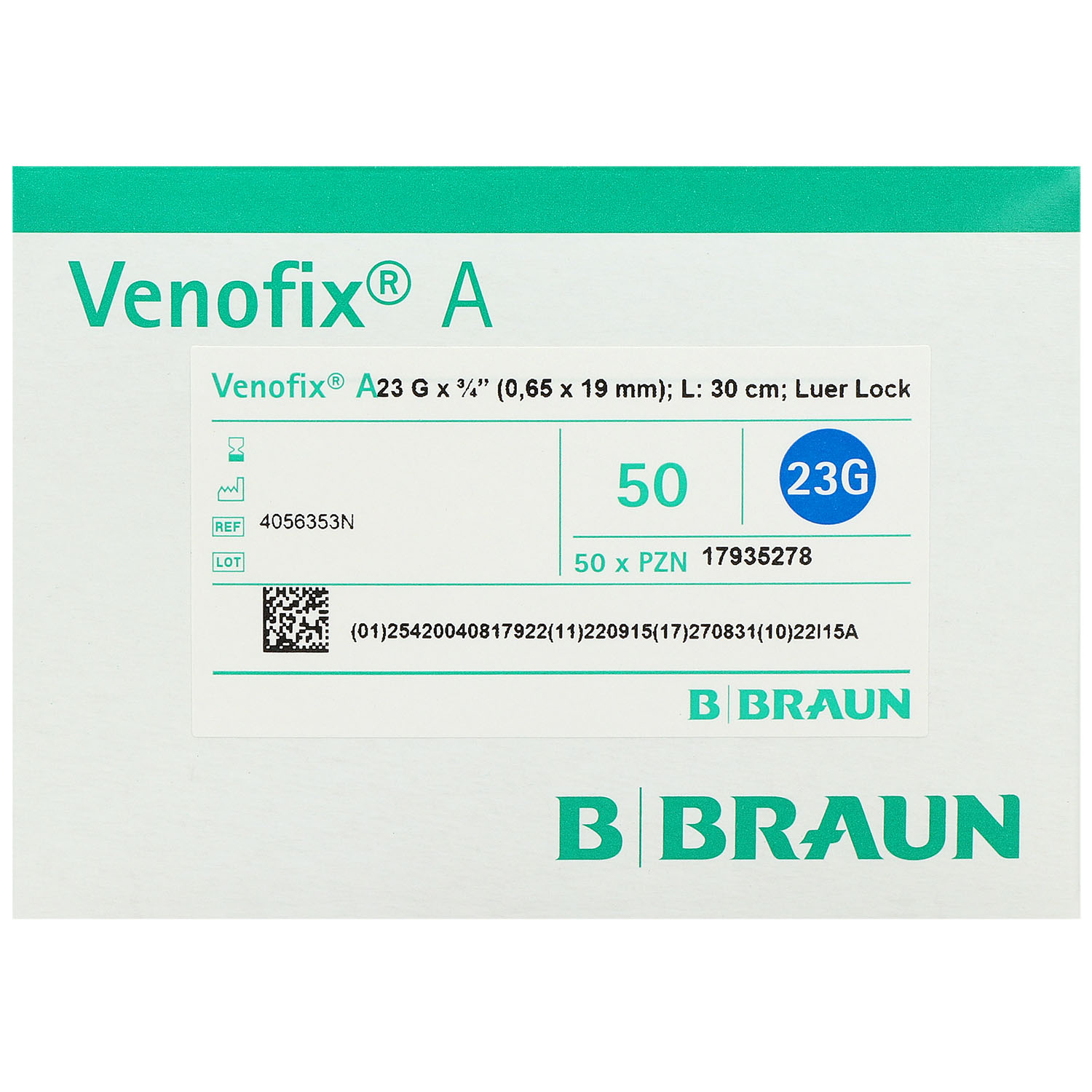 Venofix A Punktionskanüle, Venenpunktionsbestecke Venofix A Punktionskanüle, Venenpunktionsbestecke