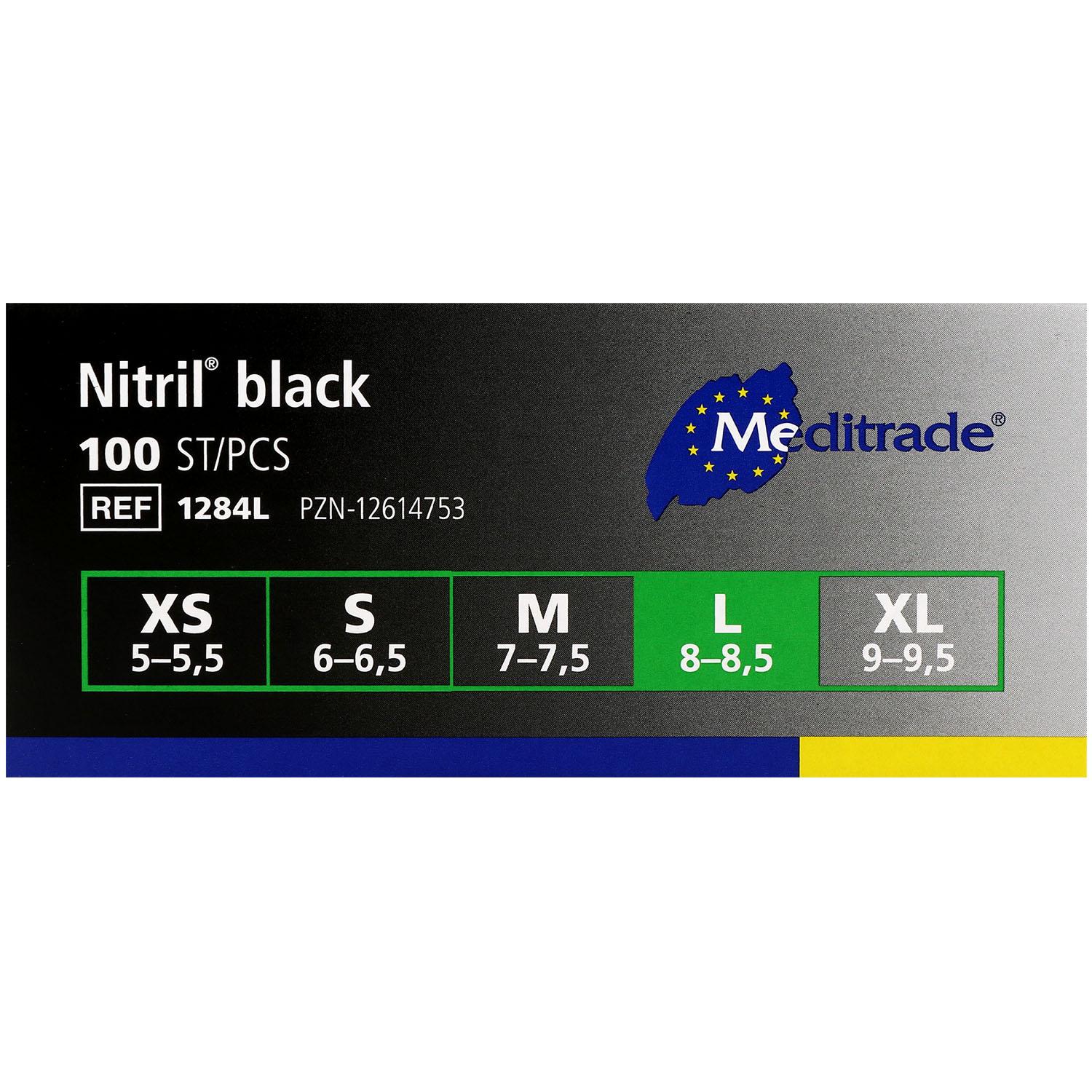 Nitril Black Nitrilhandschuhe puderfrei schwarz