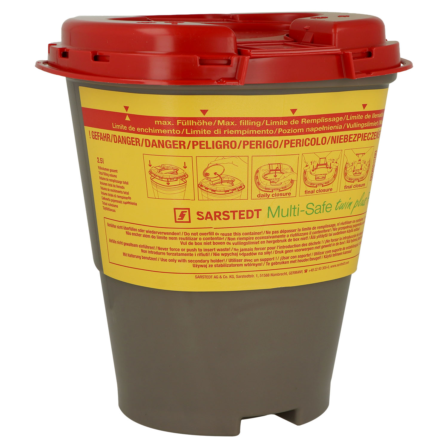 Multi-Safe Twin Plus REC Entsorgungsbehälter