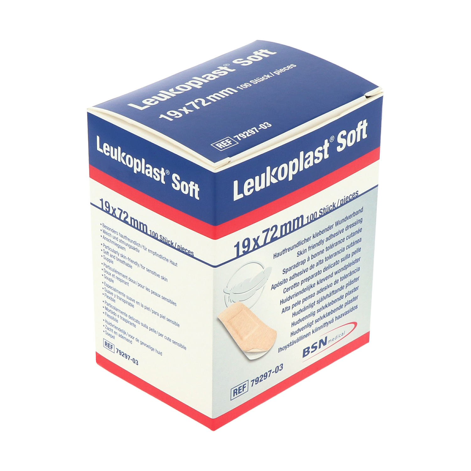 Leukoplast soft strips Wundpflaster, Streifen