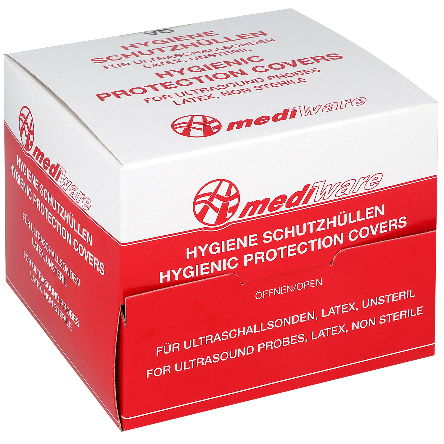 Latex-Ultraschall-Schutzhüllen Mediware, Durchmesser 32 mm, ohne Gleitmittel