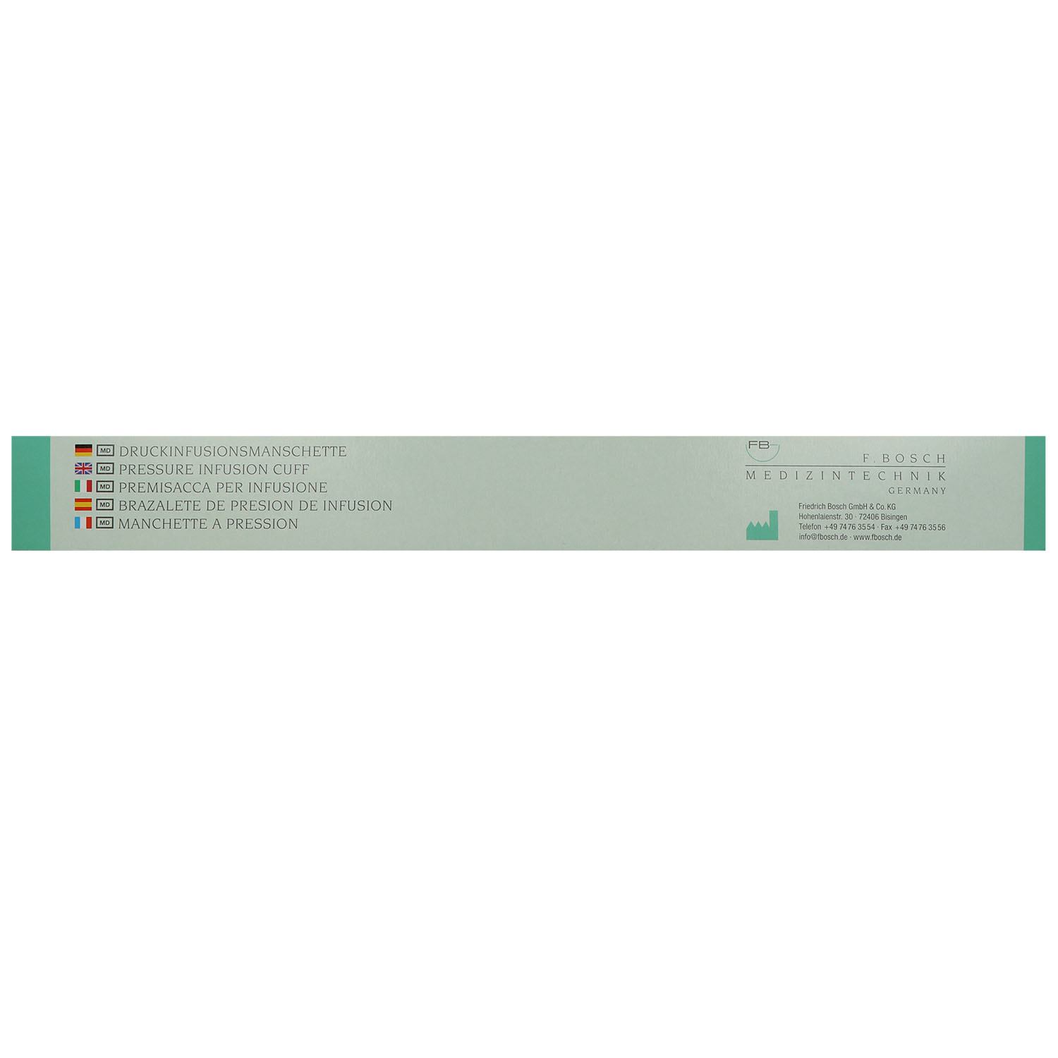 Druckinfusionsmanschette für 500/1000 ml kpl. mit Manometer und Gebläse