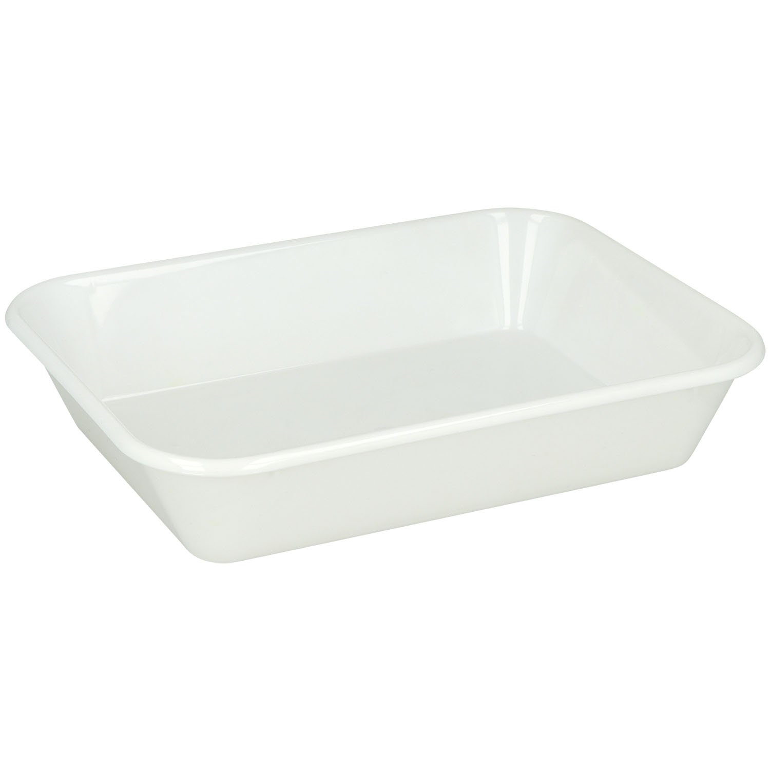 Instrumententablett aus Melamin weiß wärmebeständig 200 x 150 x 40 mm - 1 St.