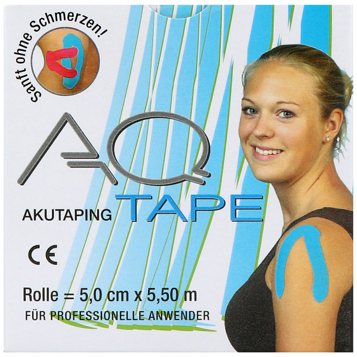 Diaprax AQ-Tape für kinesiologisches Taping - 1 Rolle