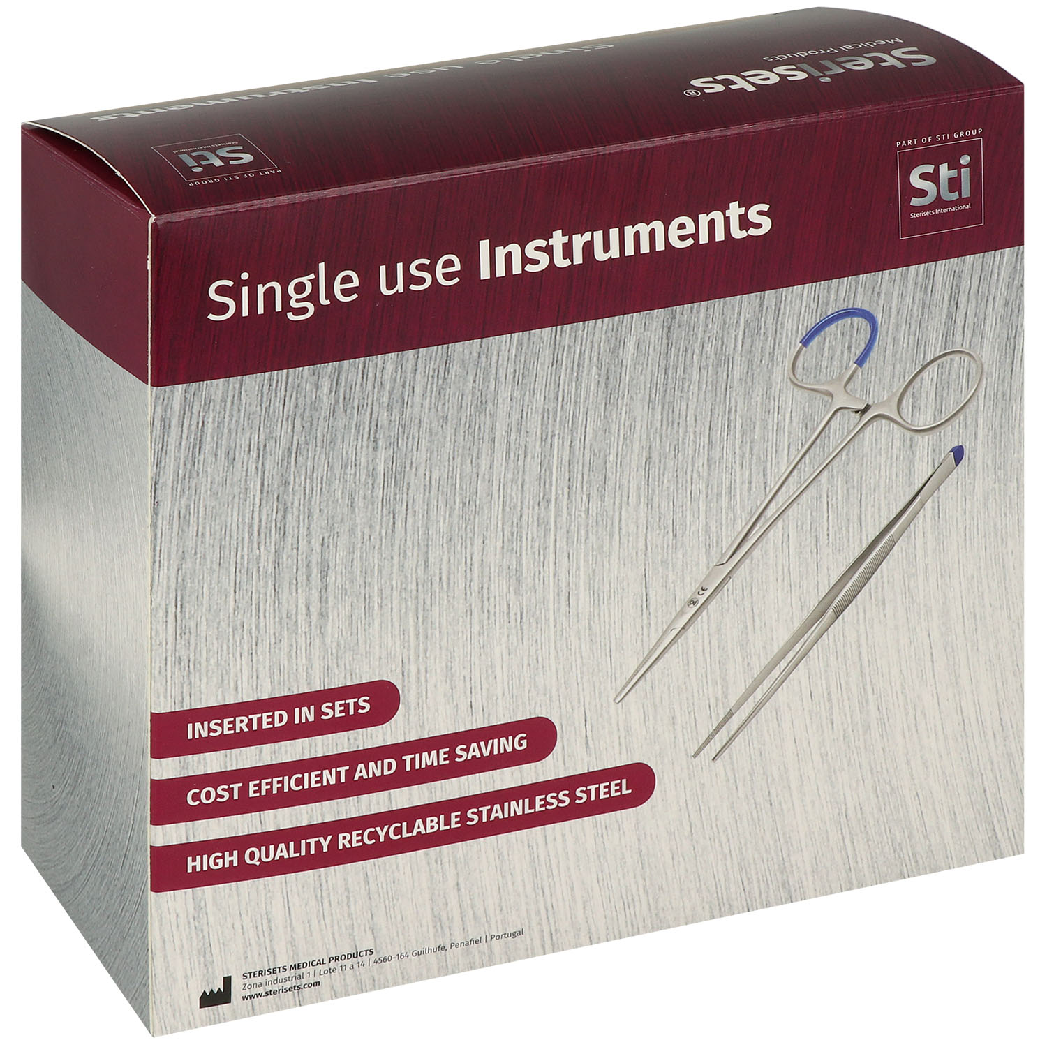 Einmal Pinzetten, anatomisch, steril 14.5 cm - 25 St.