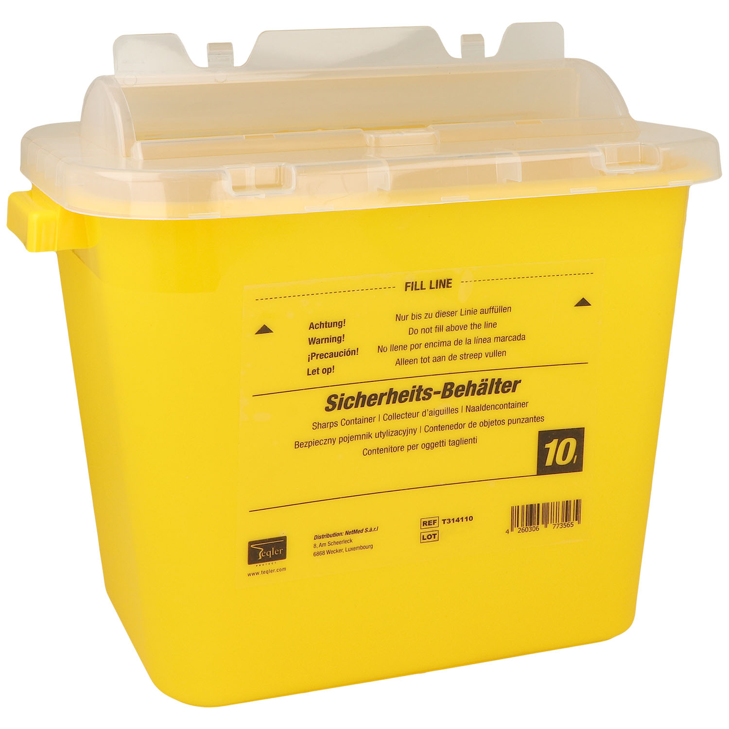 Teqler Kanülensammler 10 Liter