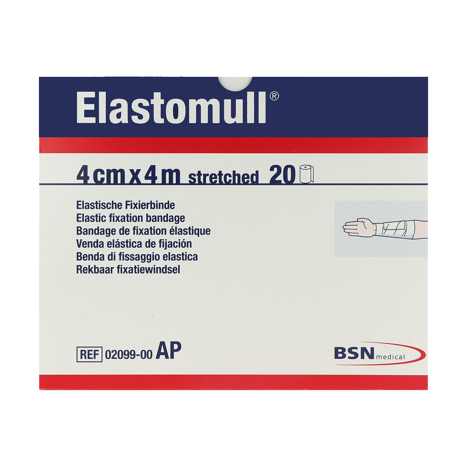 Elastomull elastische Fixierbinden