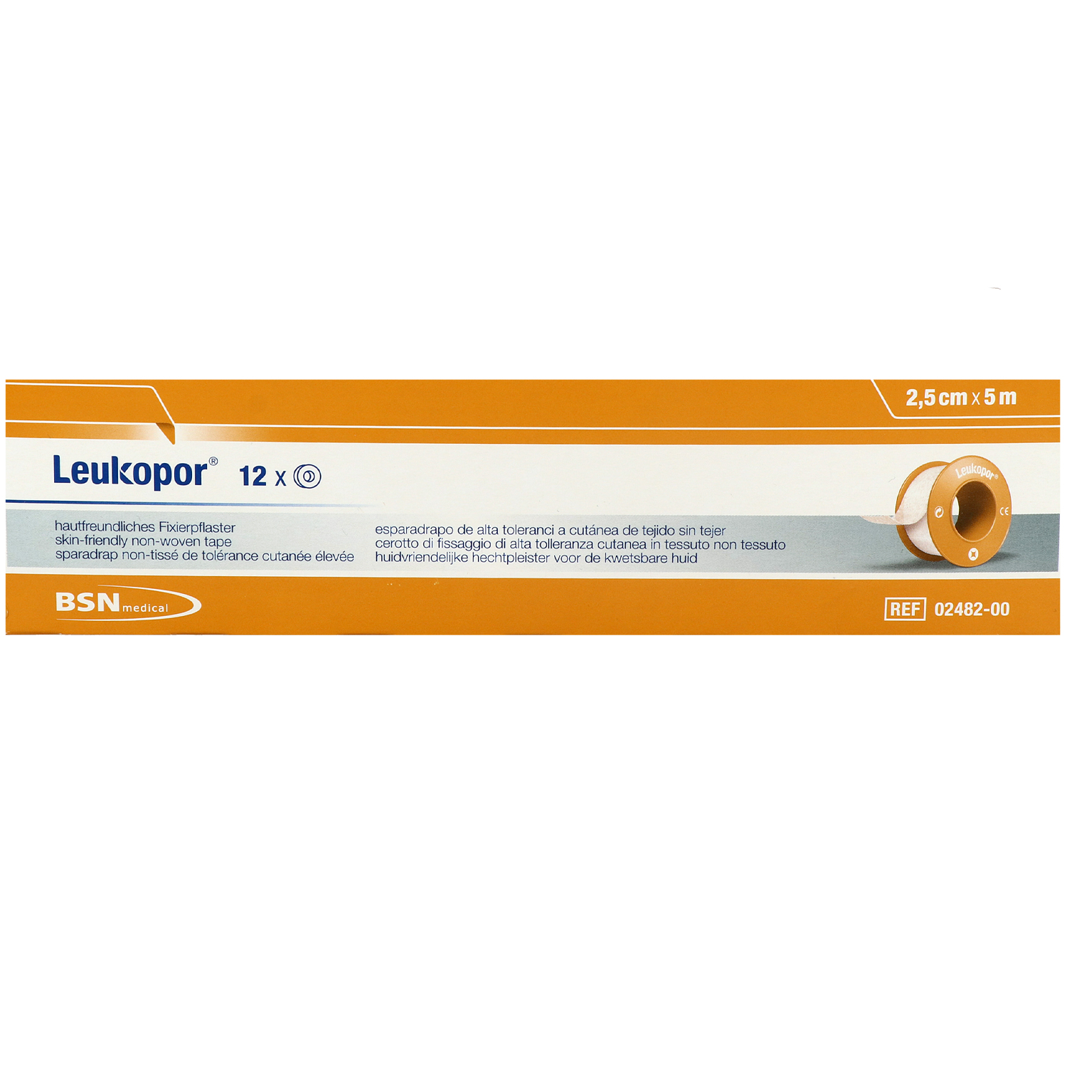 Leukopor - Fixierpflaster für empfindliche Haut, Rollenpflaster