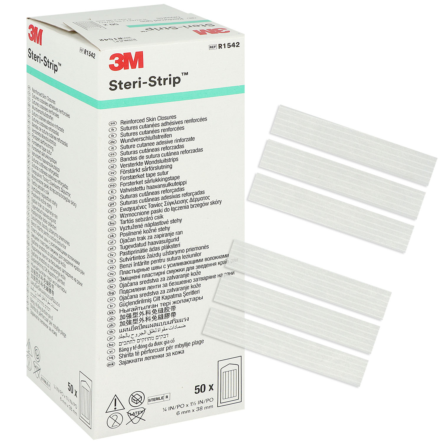 3M Steri-Strip 6 x 38 mm - 50 x 6 Stück