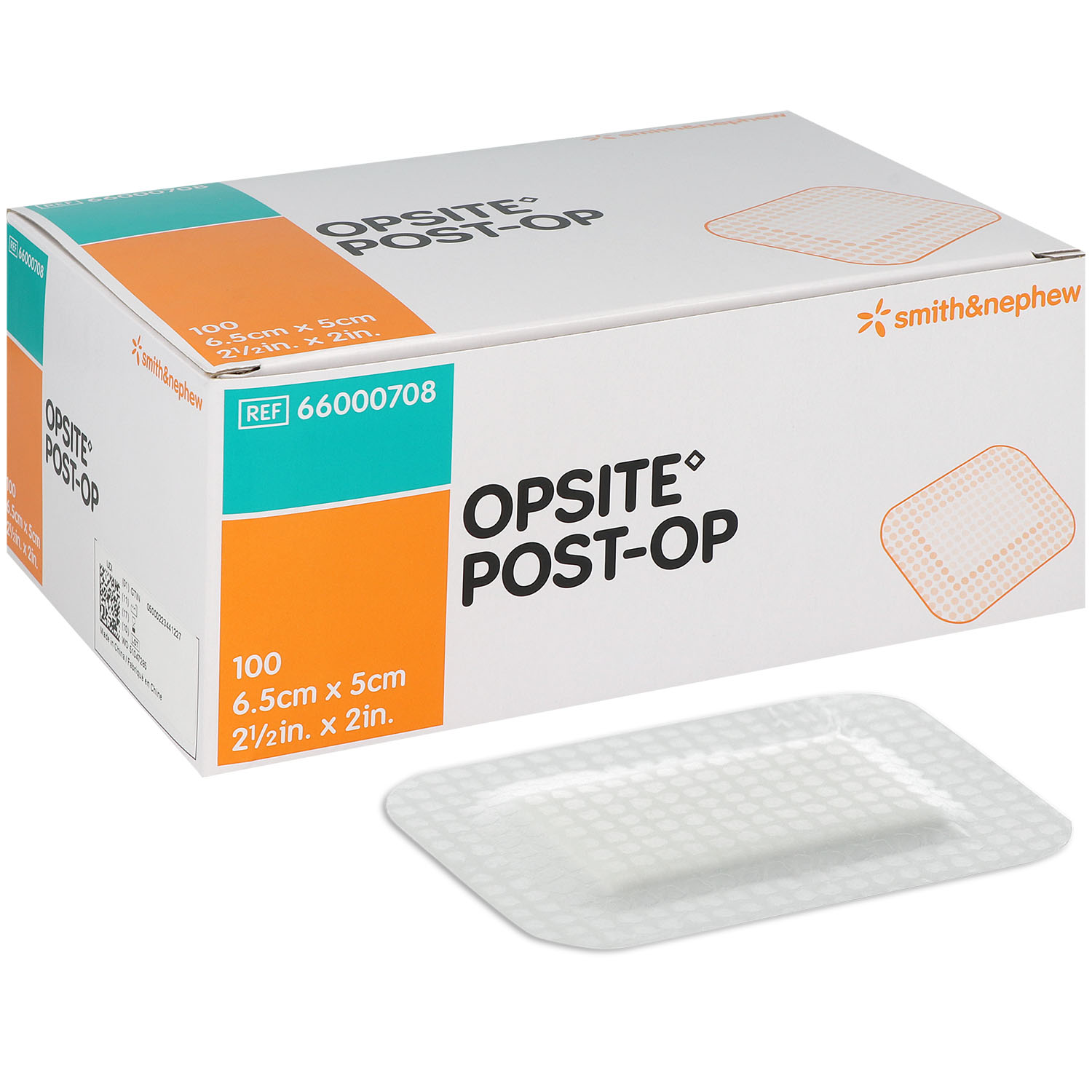 Opsite Post-OP Wundverband - 5 cm x 6.5 cm - 100 Stück