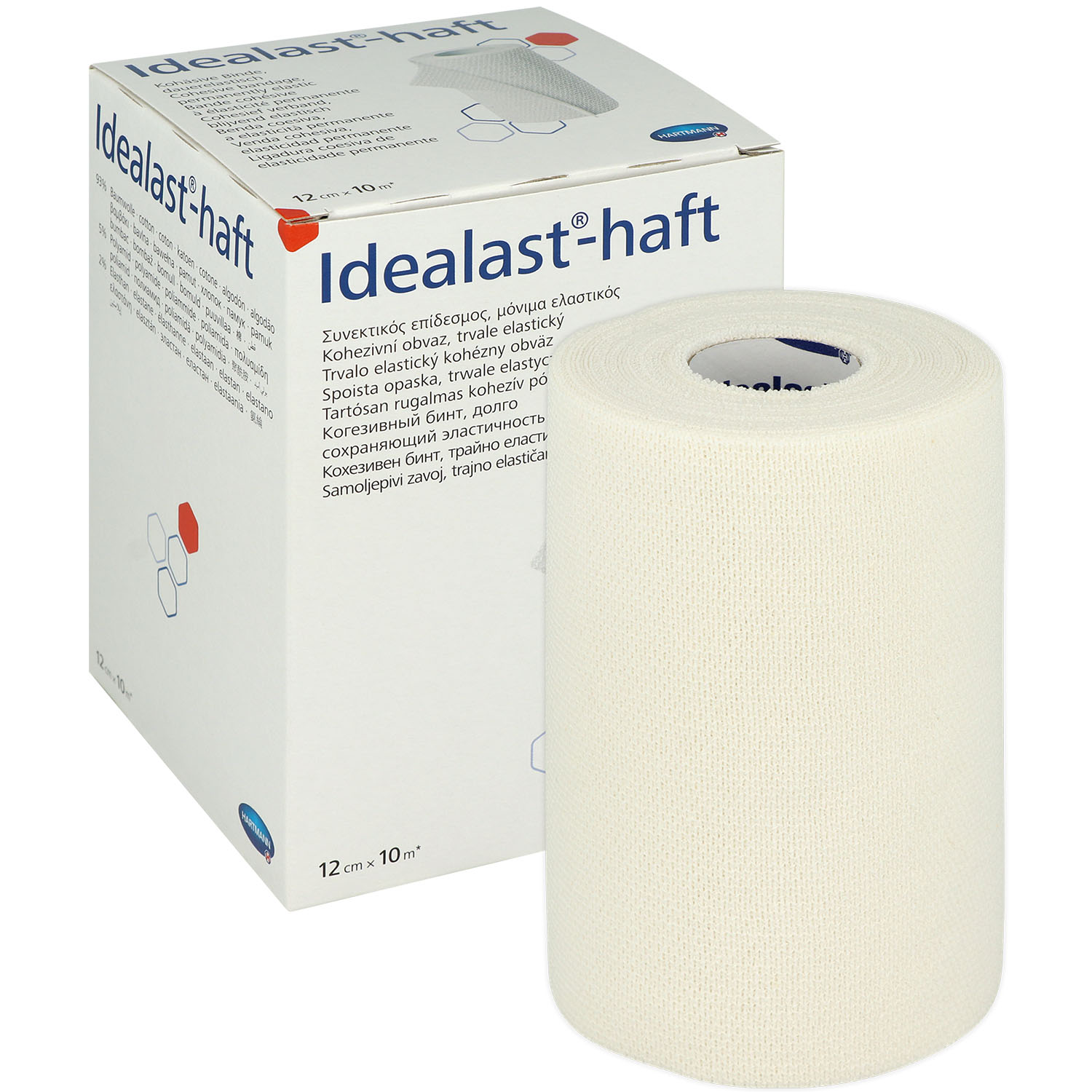 Idealast Haft Kohäsive Idealbinde 12 cm x 10 m