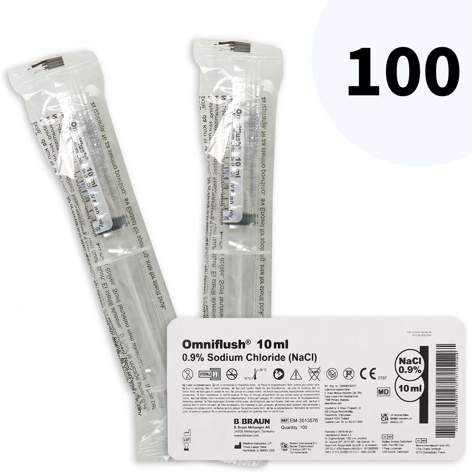 Omniflush vorgefüllte NaCl 0,9%-Spülspritze