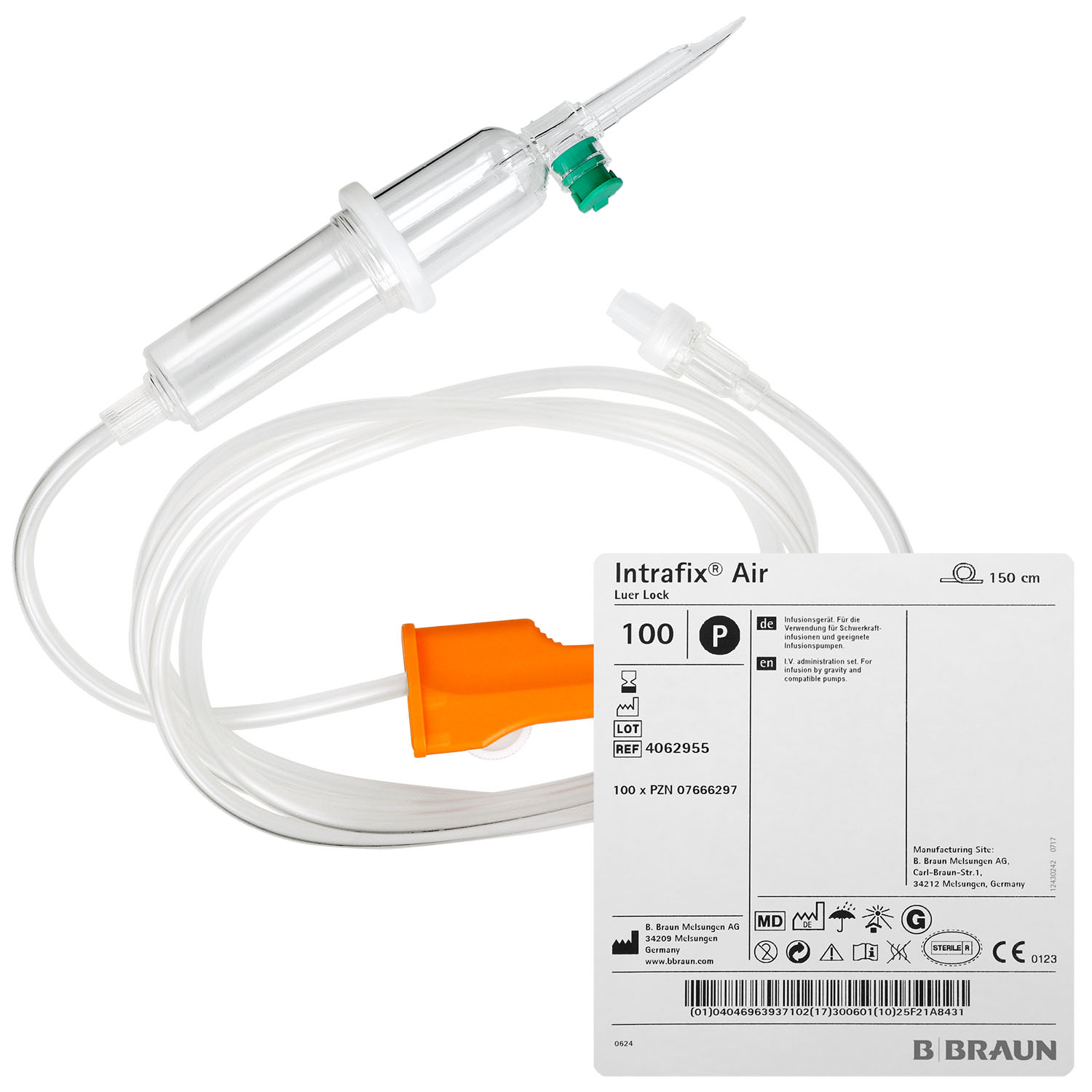 INTRAFIX Air P 150 cm Luer Lock (100 Stück)