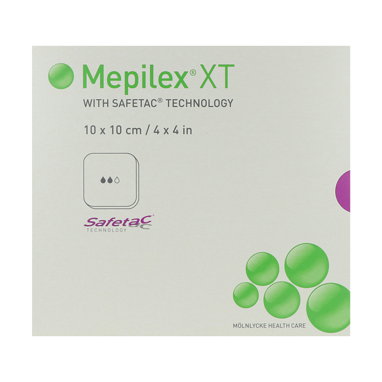 Mepilex XT 10 x 10 cm Schaumverband (5 Stück)