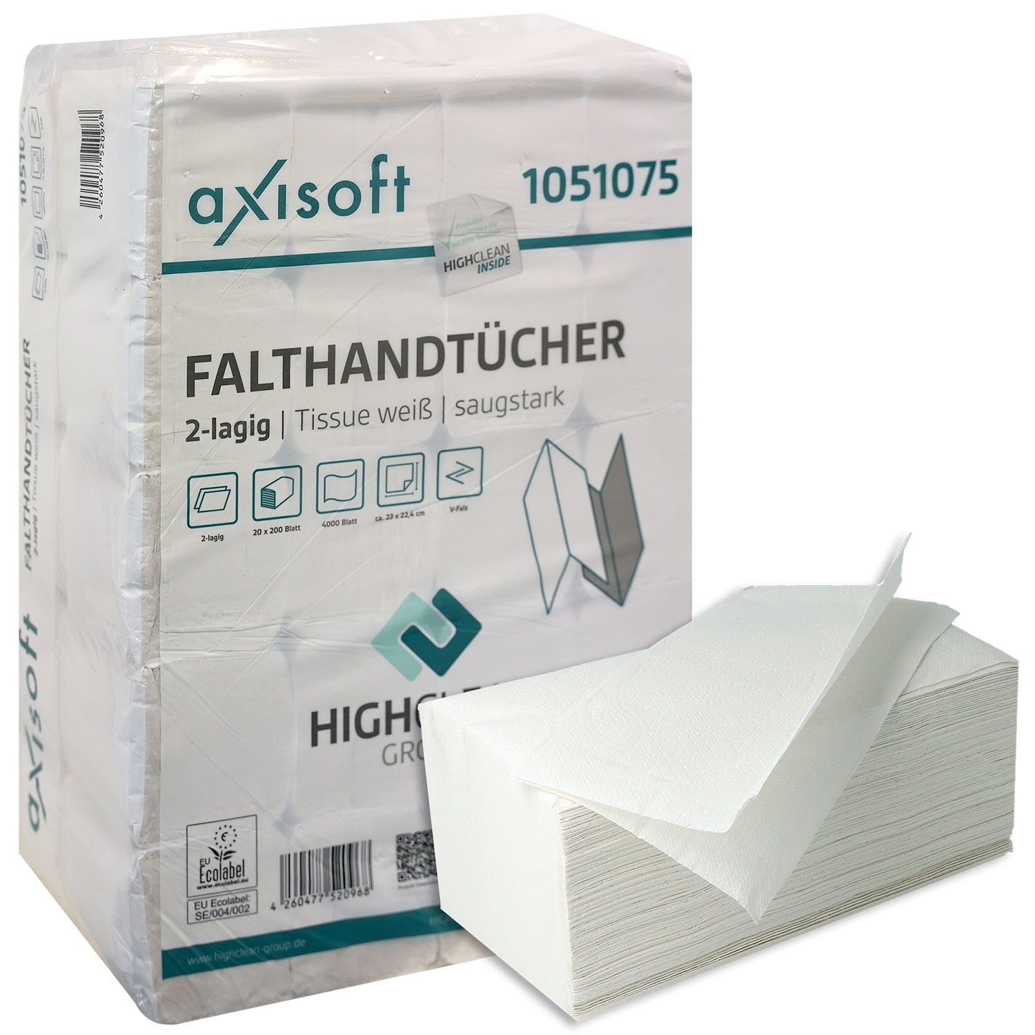 axisoft Papierhandtücher 