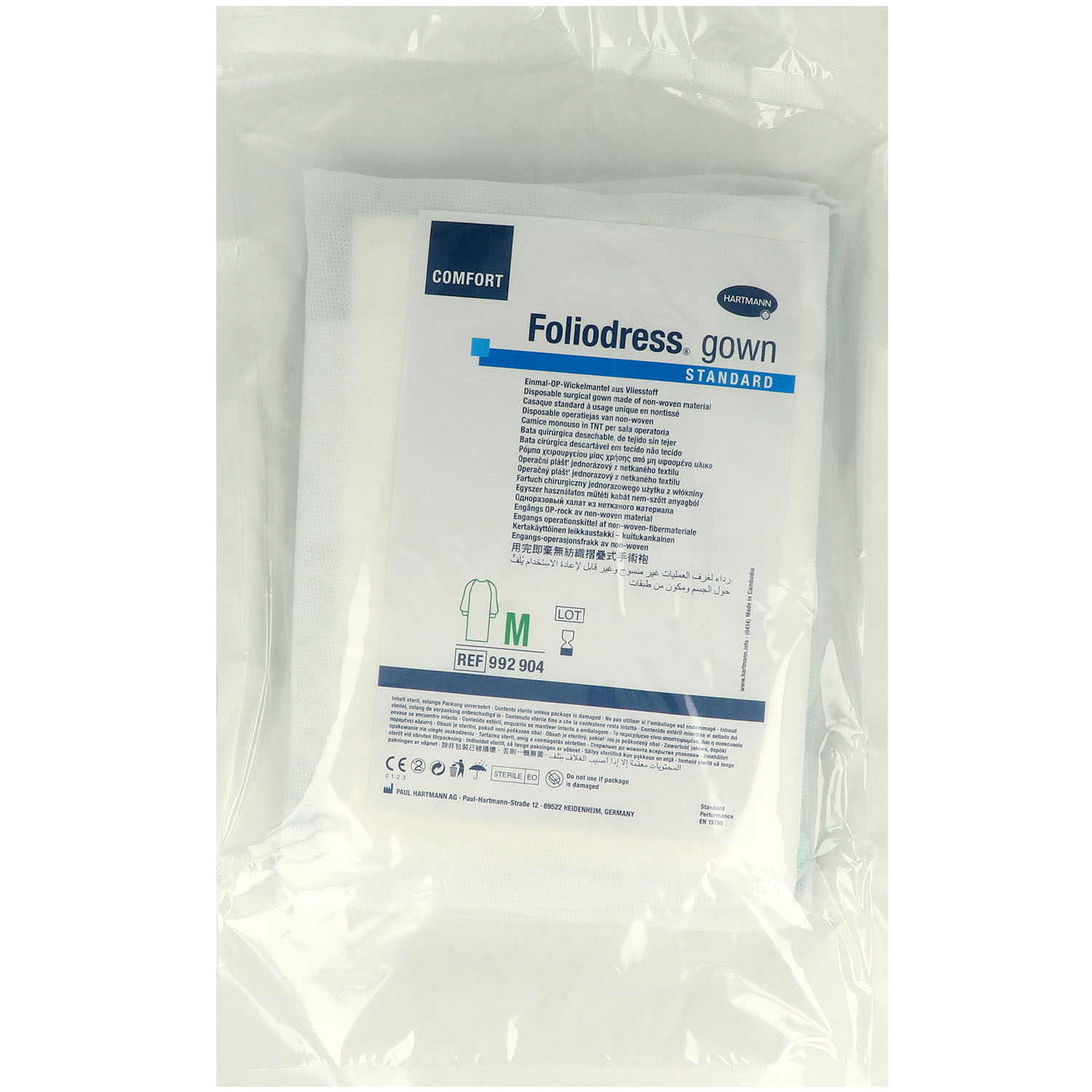 Foliodress gown Comfort Standard, steril