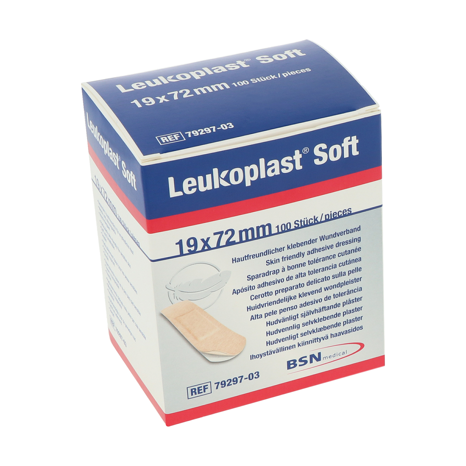 Leukoplast soft strips Wundpflaster, Streifen