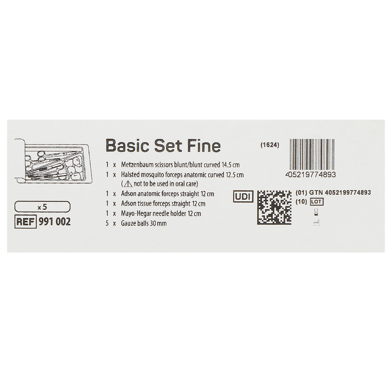 Peha-instrument Basis-Set fine