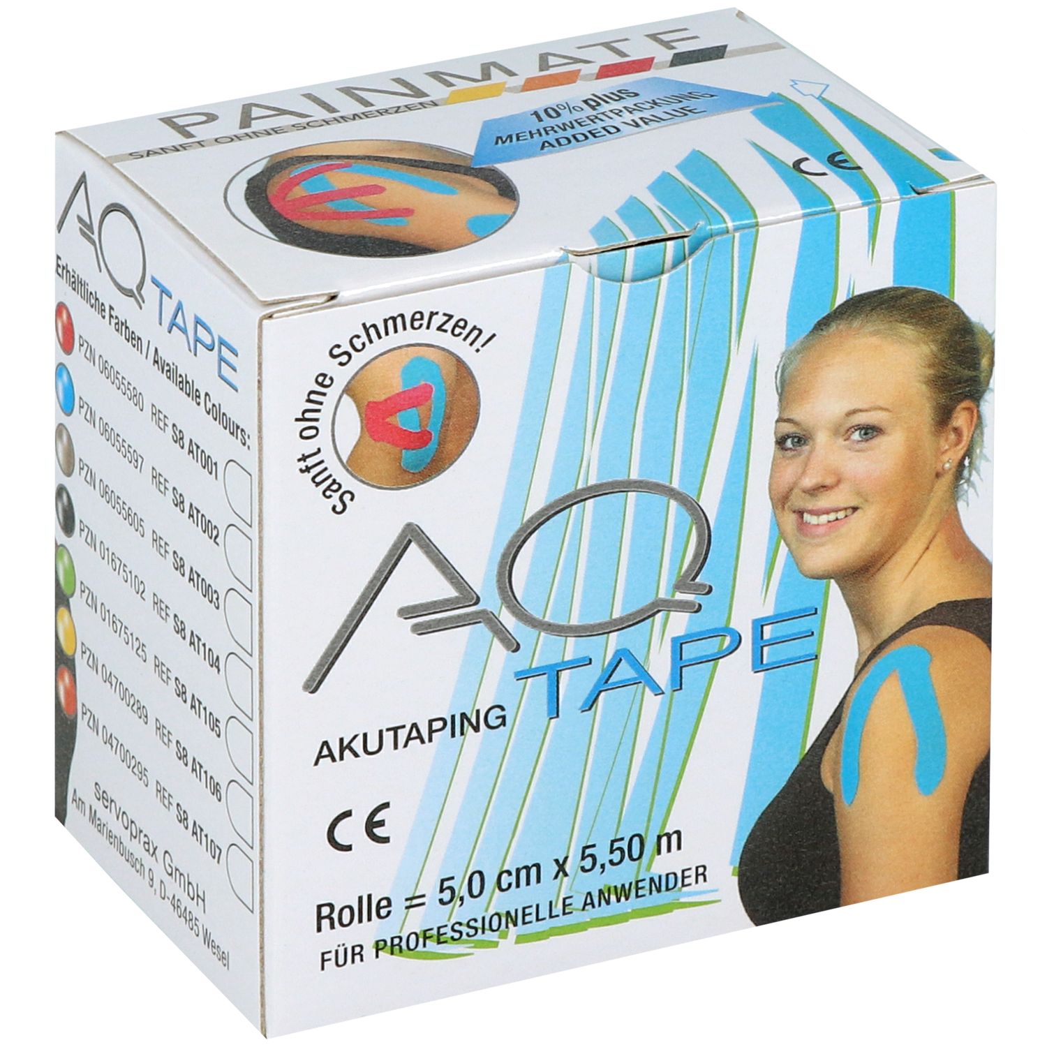 Diaprax AQ-Tape für kinesiologisches Taping - 1 Rolle