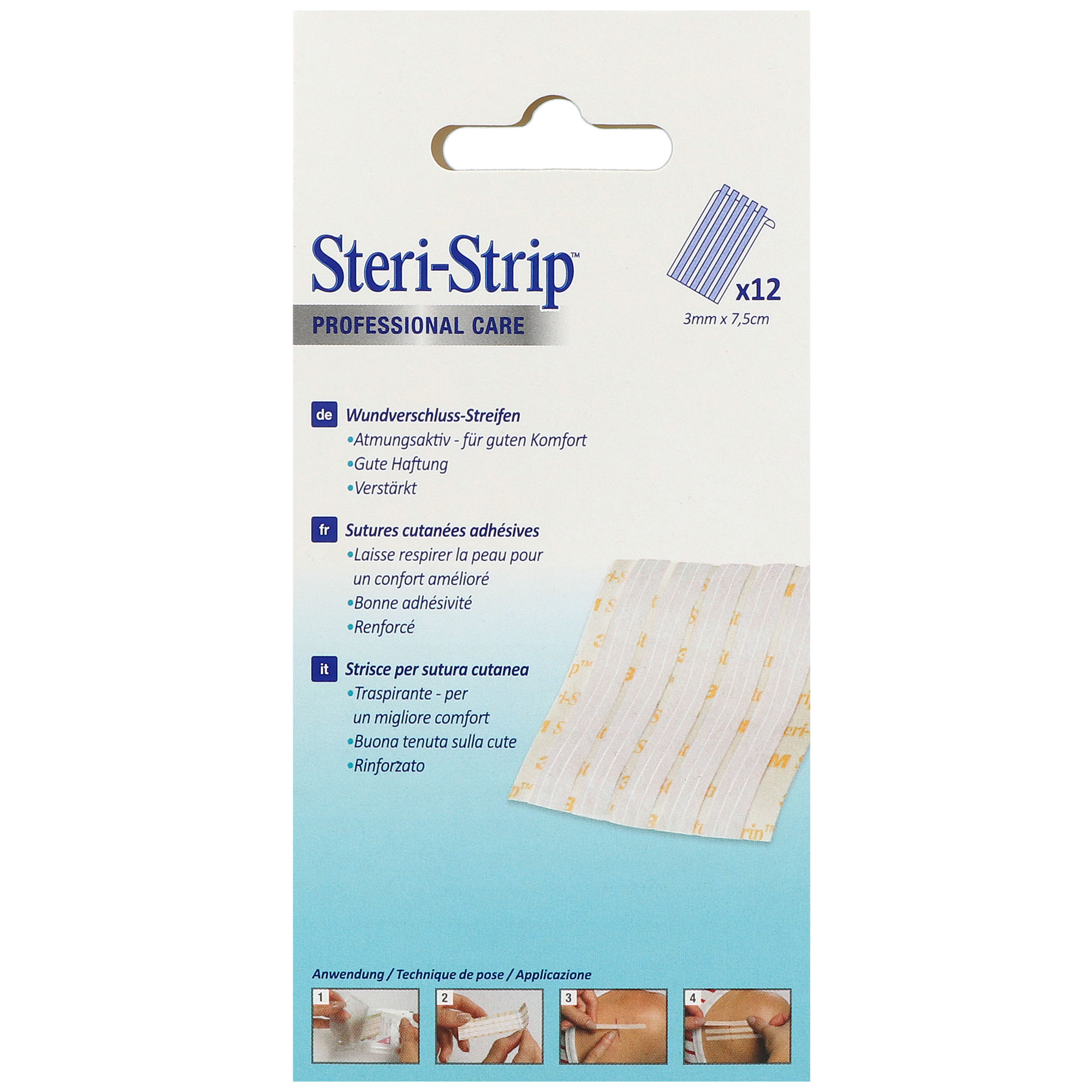 3M Steri-Strip Wundverschlussstreifen 3M Steri-Strip Wundverschlussstreifen