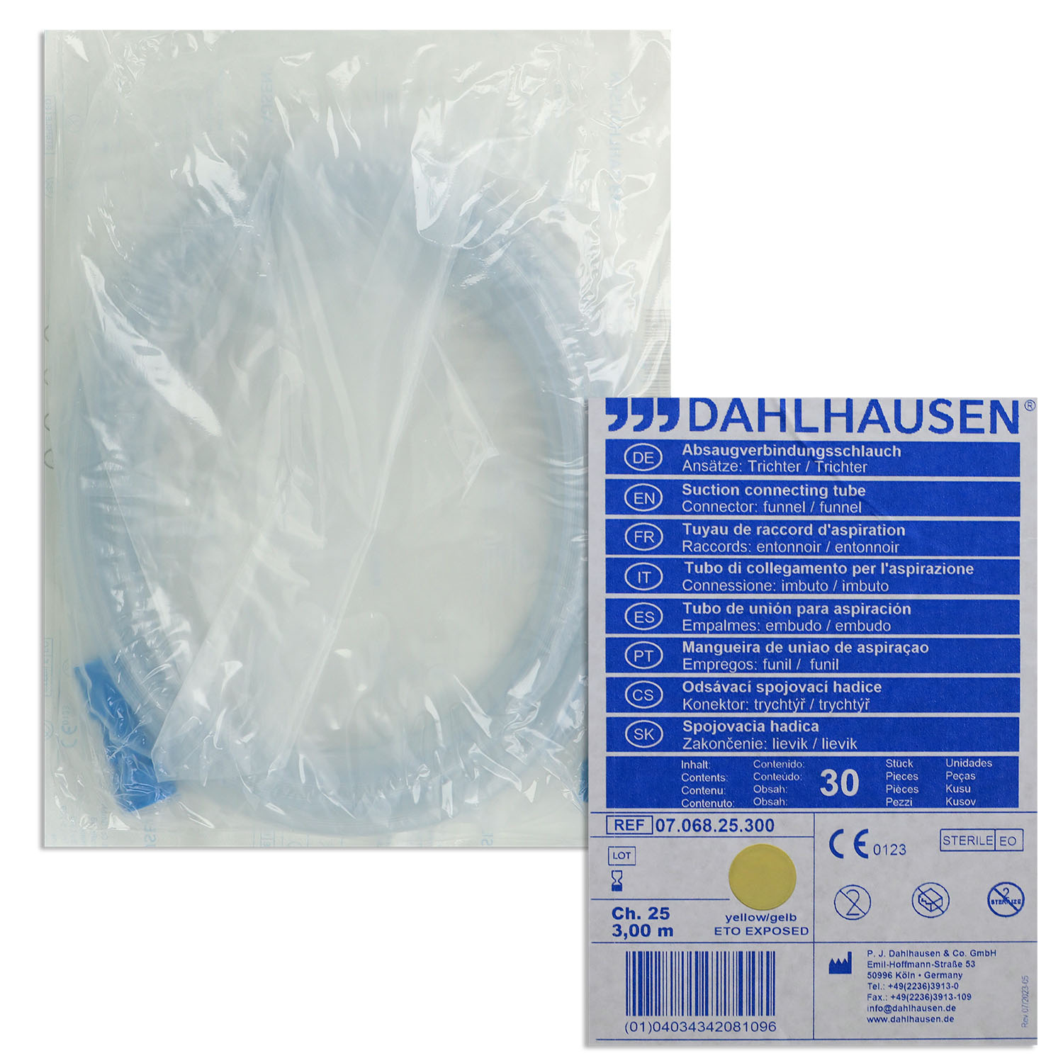 Absaugverbindungsschlauch mit Trichter 