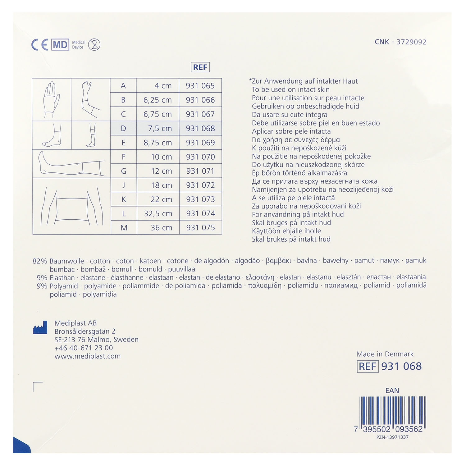 Coverflex grip, elastische Schlauchbandage