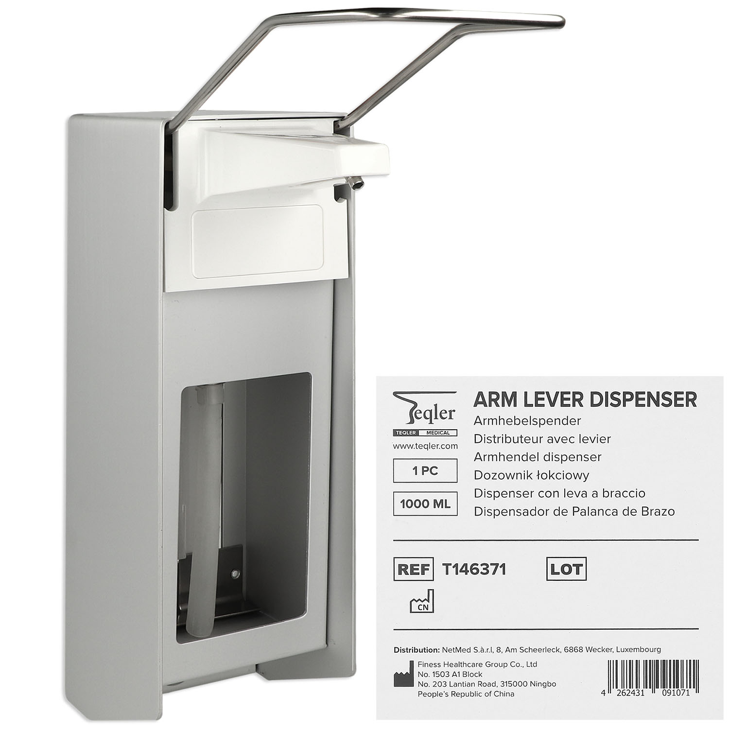 Teqler Desinfektionsmittelspender für 1000 ml Flaschen