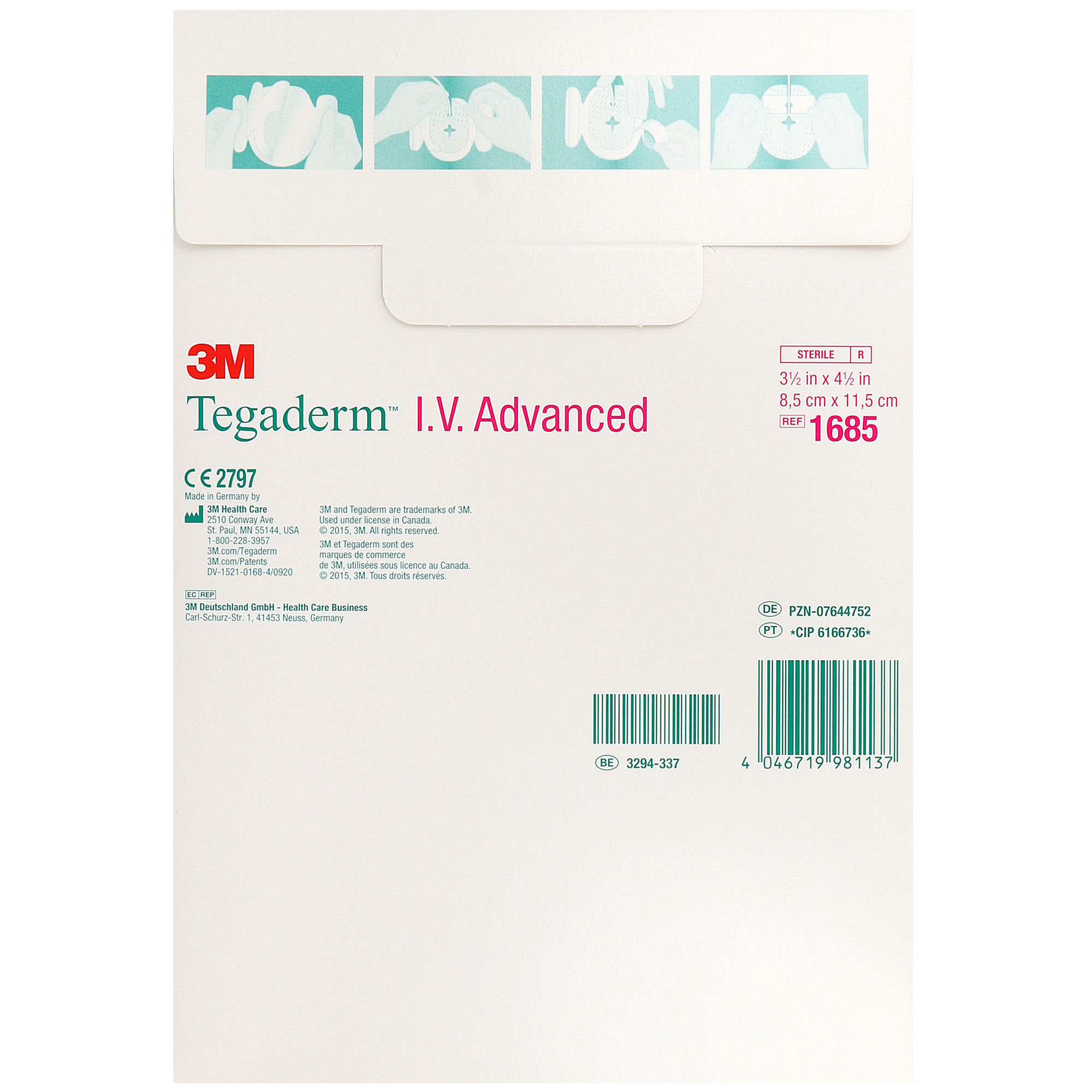 Tegaderm I.V. Advanced Fixierverband