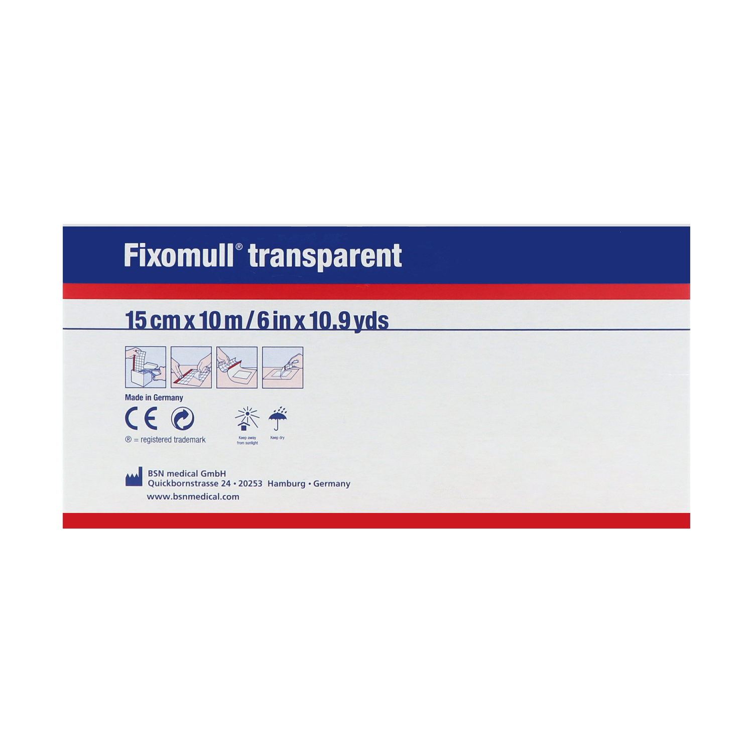 Fixomull Transparent Verbandfixierung Fixomull Transparent Verbandfixierung
