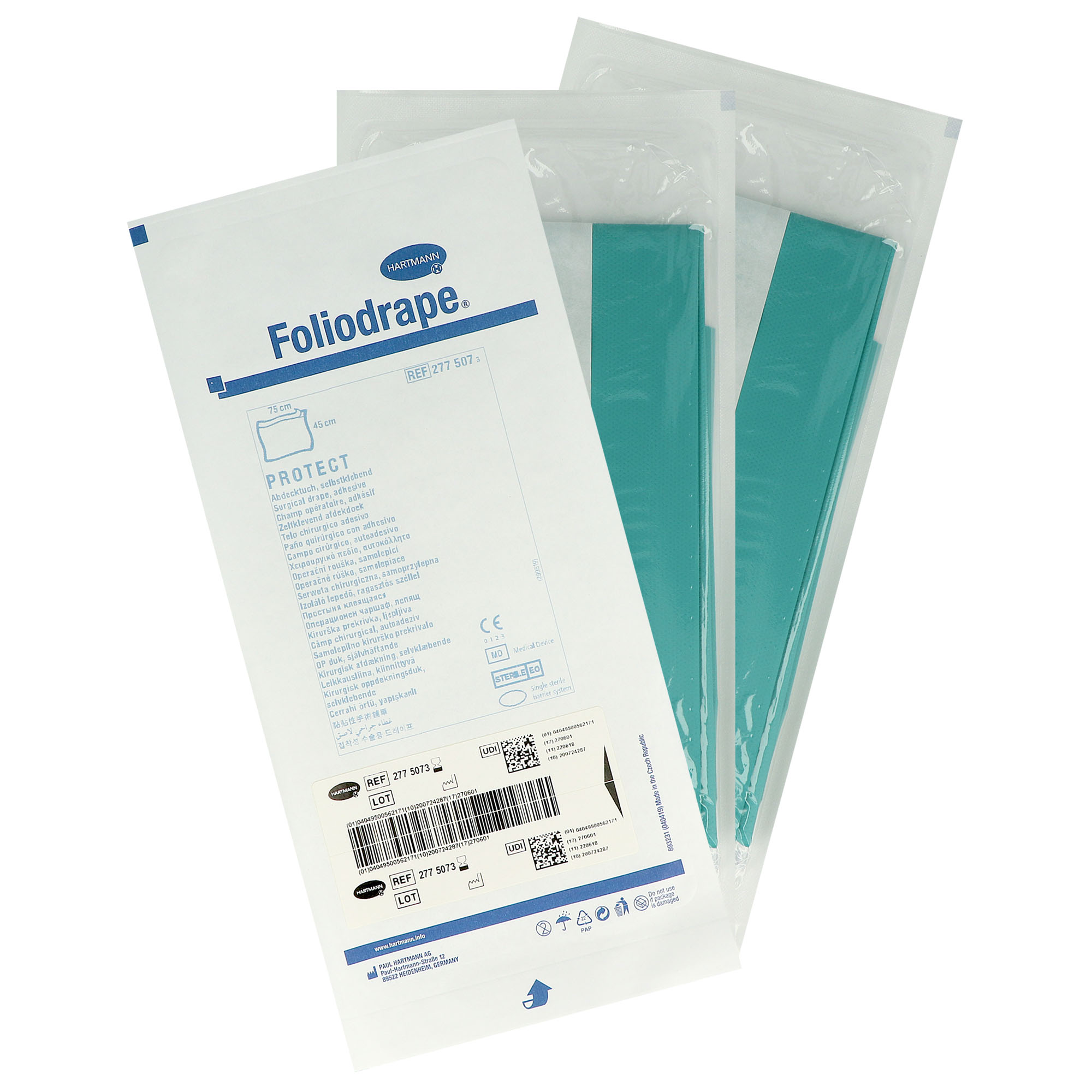Foliodrape Protect Abdecktuch selbstklebend steril einzeln verpackt