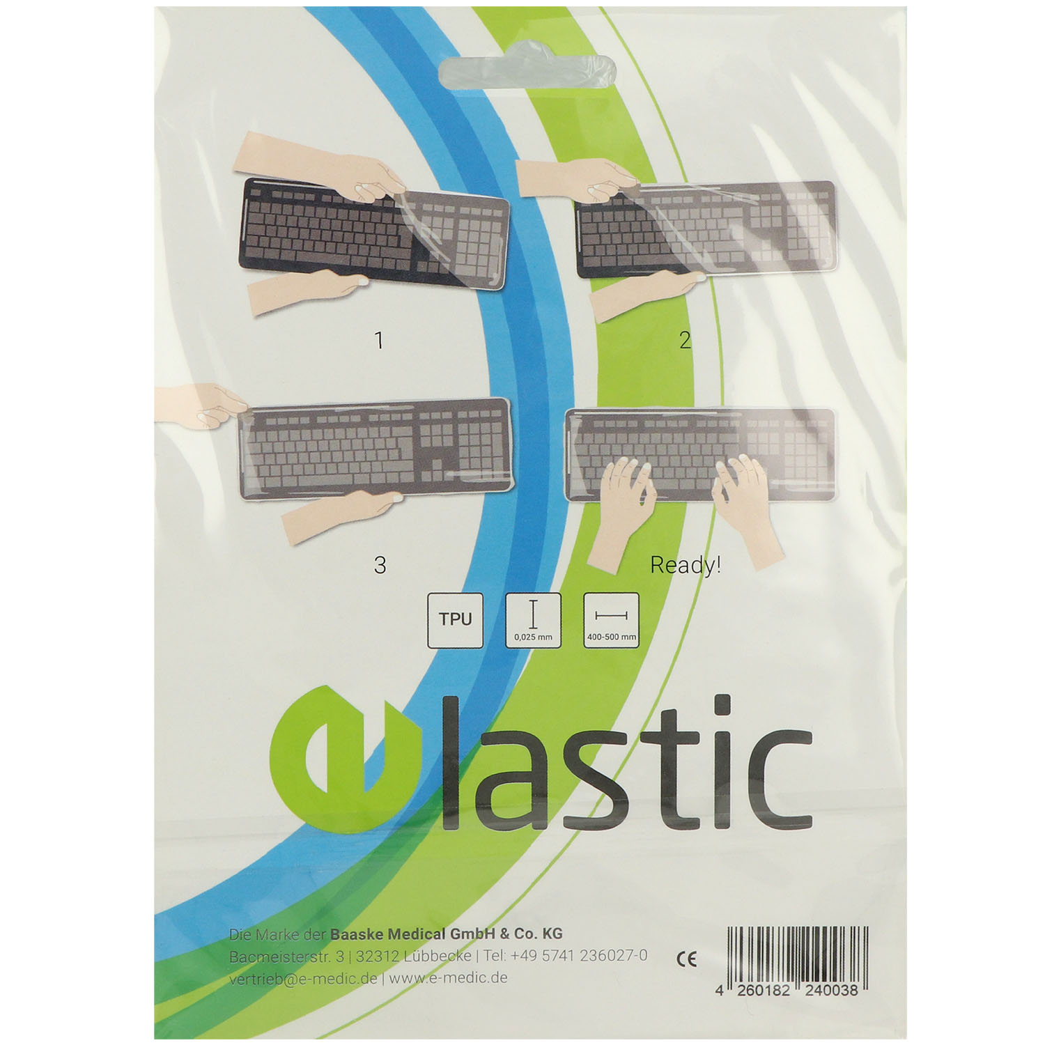 Tastaturschutz e-lastic