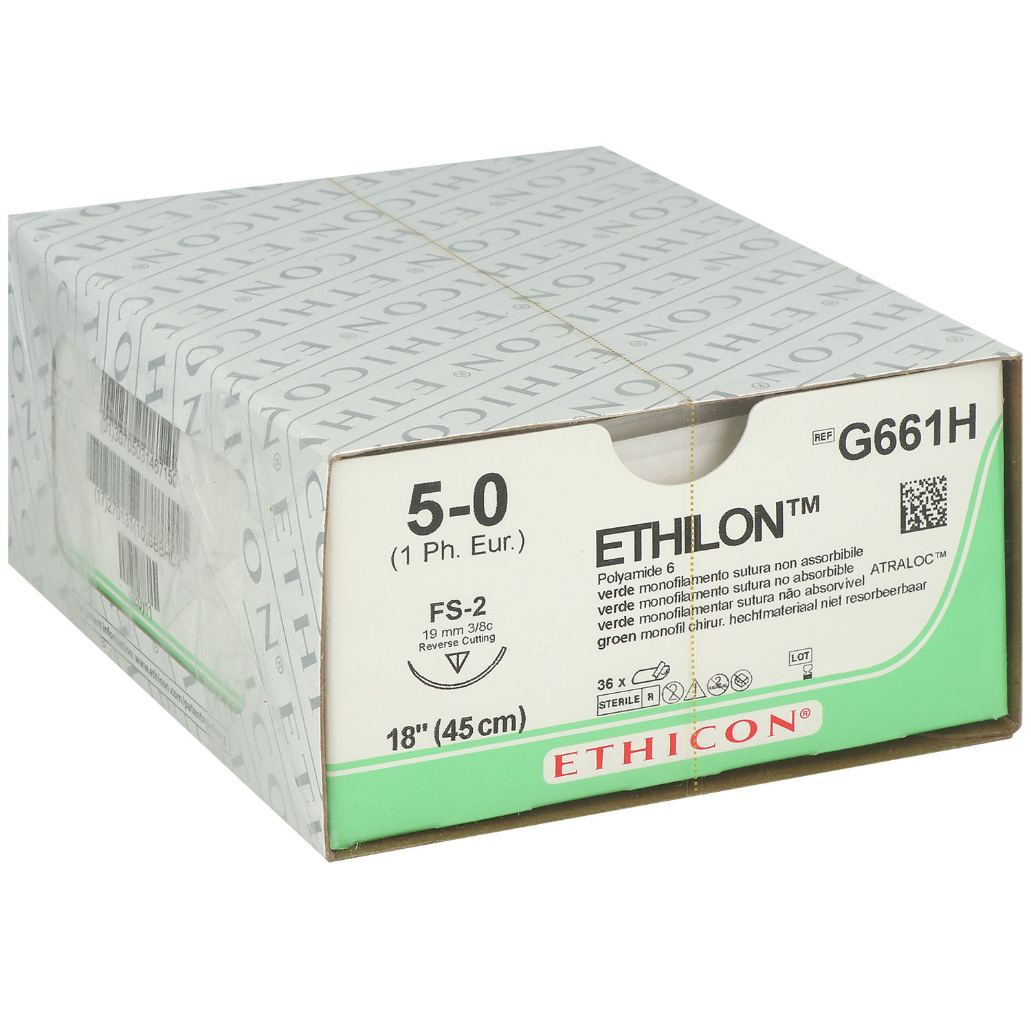 ETHILON grün monofil G661H
