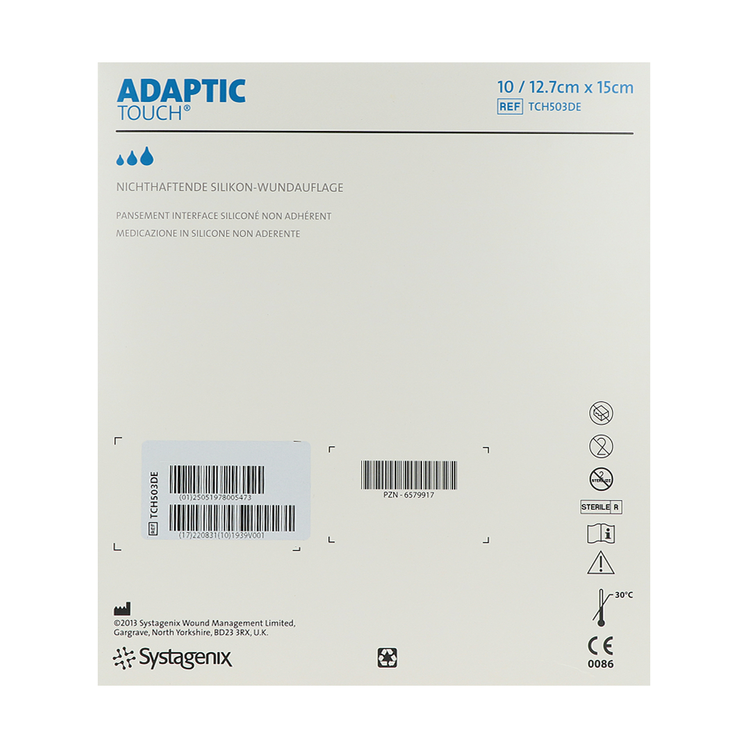 Adaptic Touch nichthaftende Silikon-Wundauflage