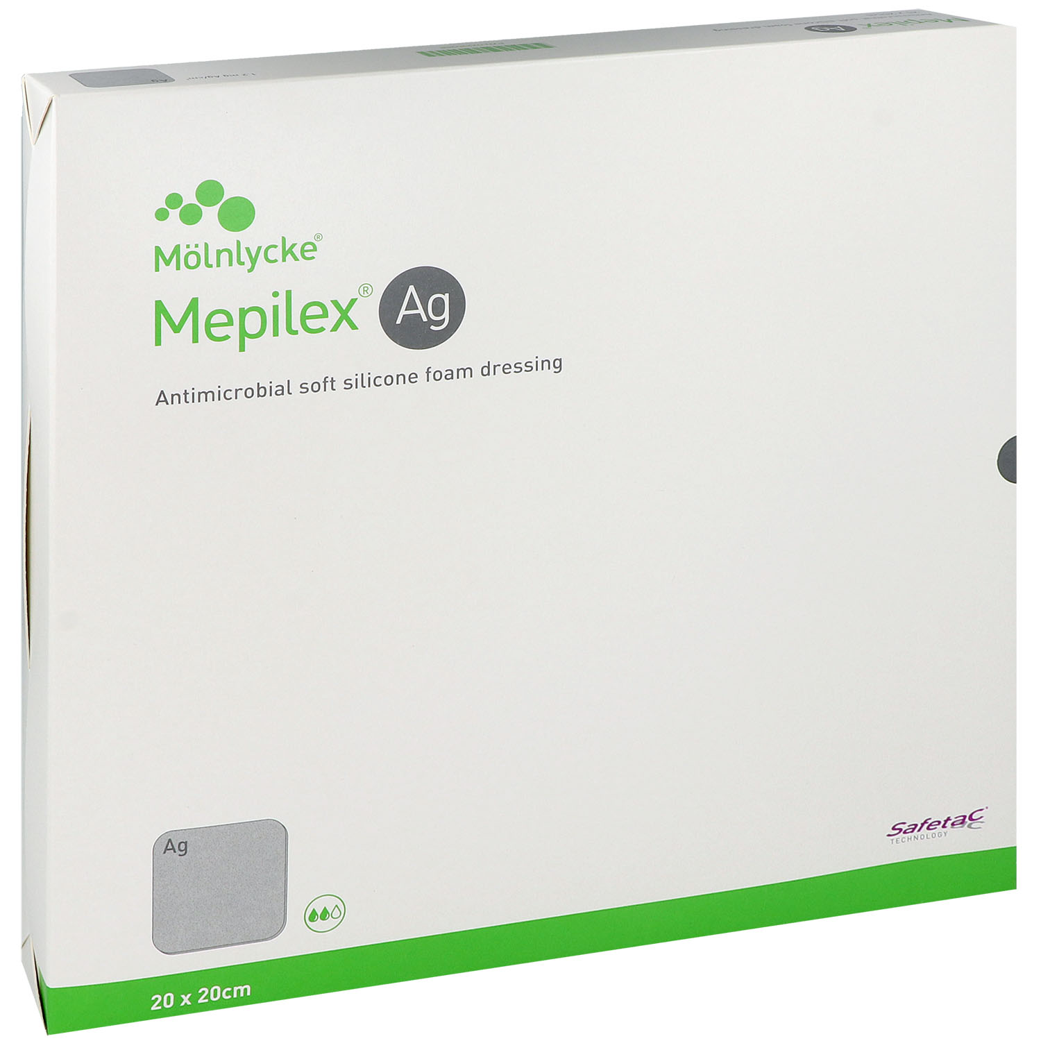 Mepilex Ag antimikrobieller Schaumverband mit Silber, steril