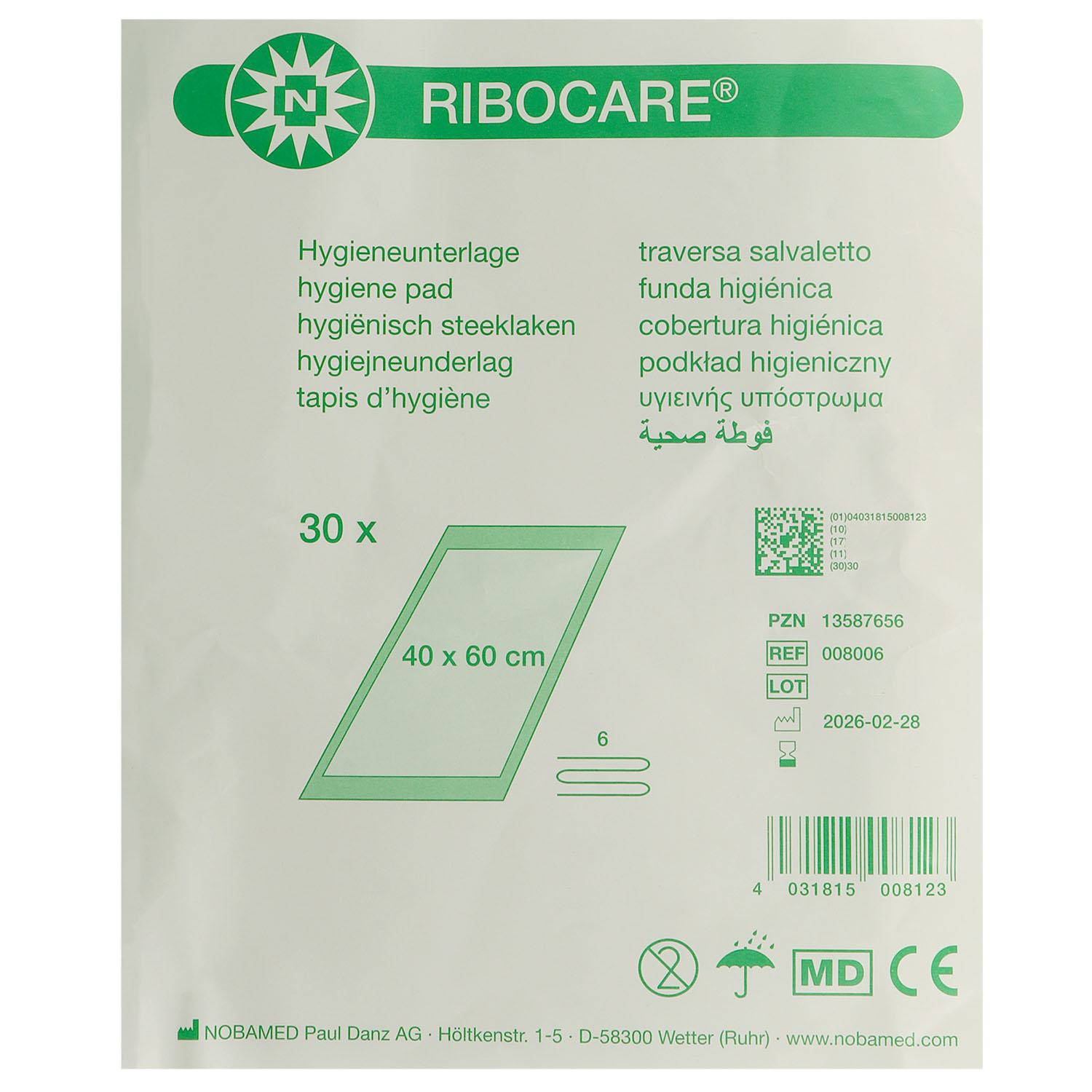Ribocare Hygieneunterlage