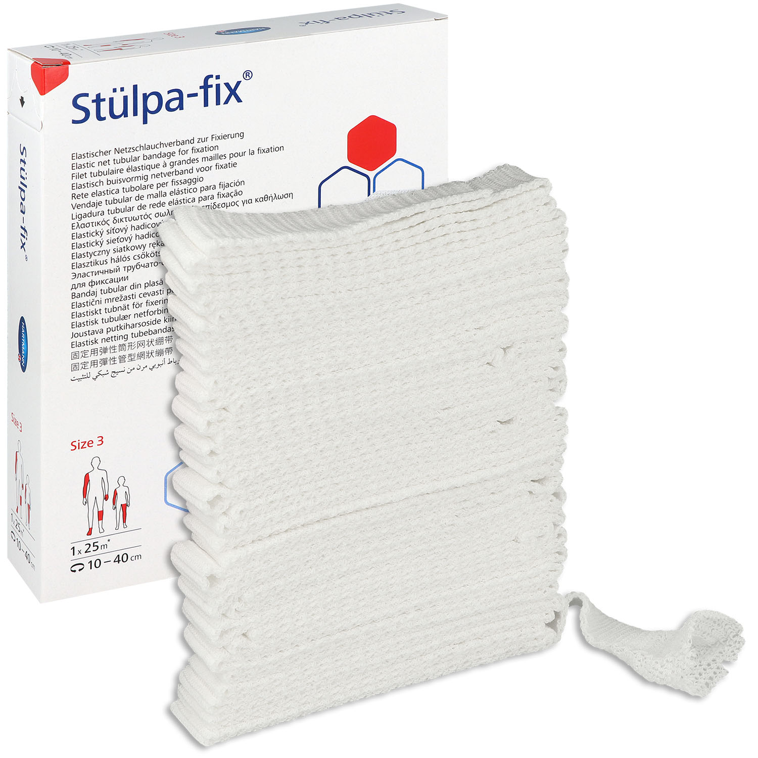 Stülpa-fix Netzschlauchverband Gr. 3 - 25 m lang