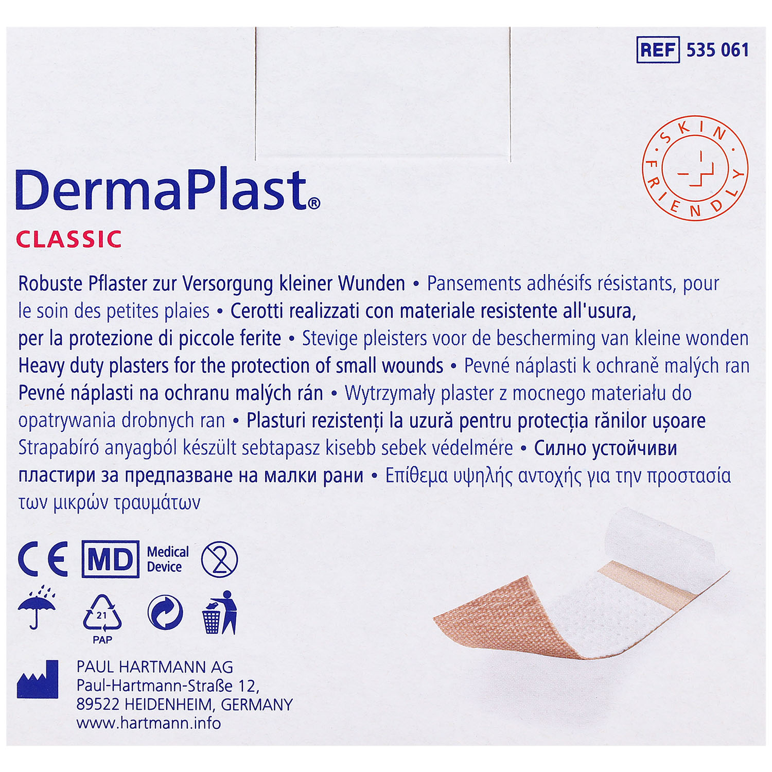 Hartmann DermaPlast classic Wundpflaster