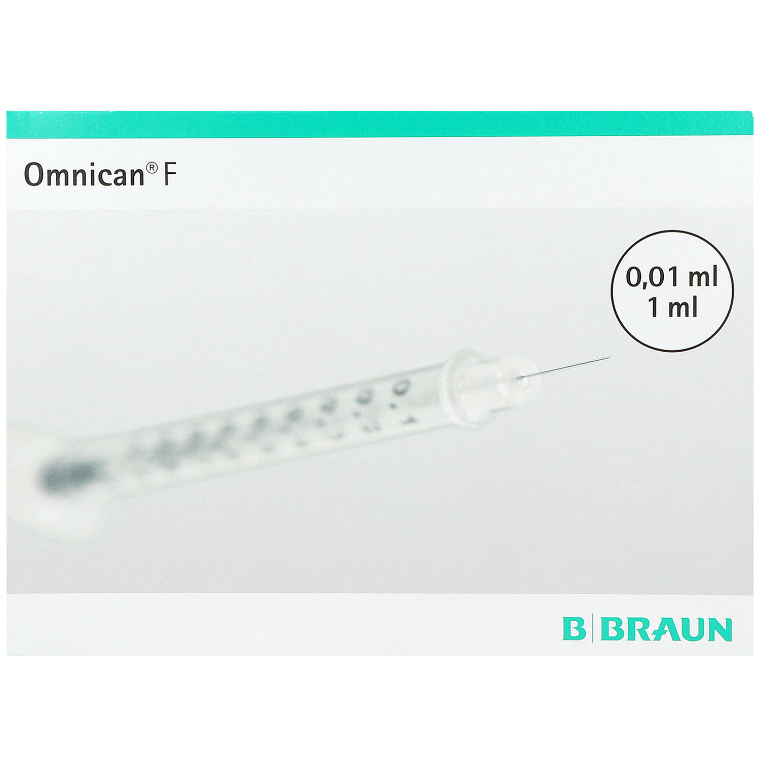 Omnican-F Feindosierungsspritzen Luer-Ansatz, mit Kanüle