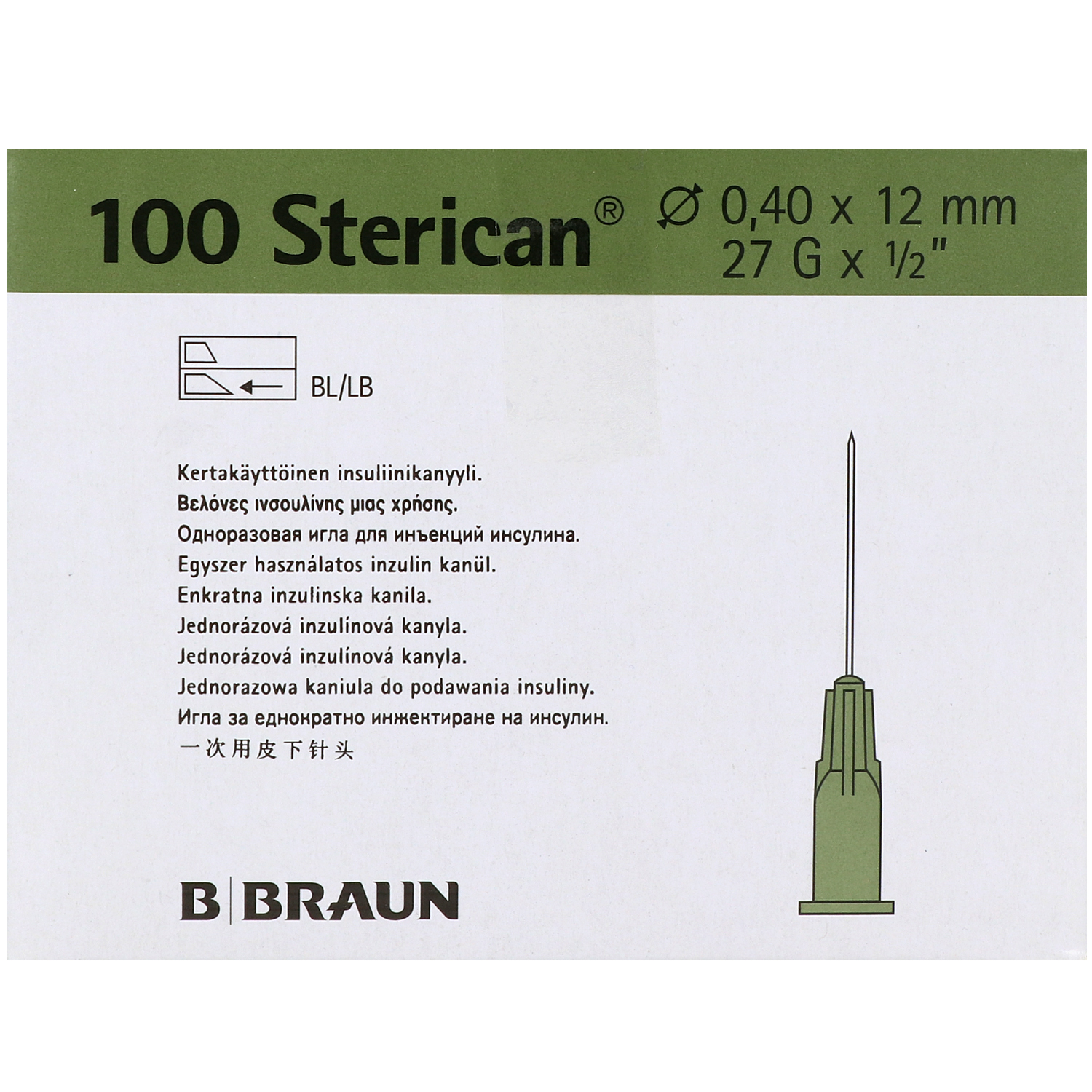 STERICAN Einmal-Kanülen in Sondergrößen