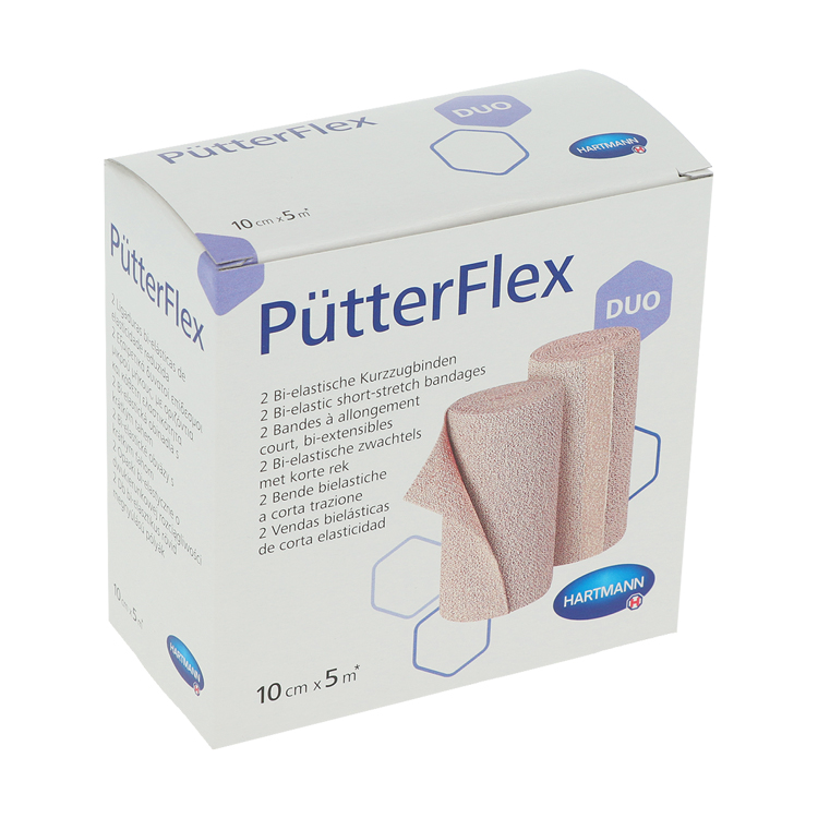 PütterFlex Duo 10 cm x 5 m (2 St.) Kurzzugbinde