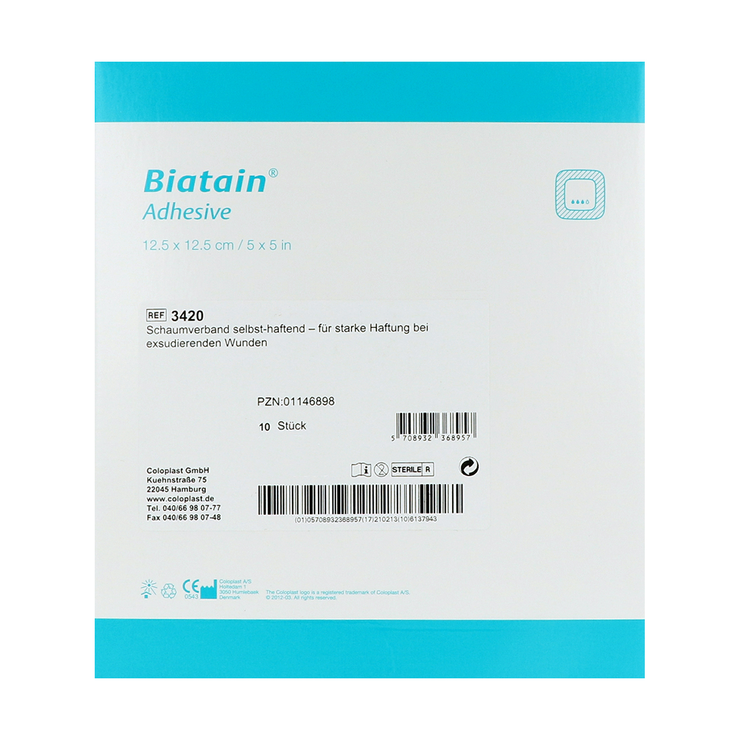 Biatain Schaumverband, selbst haftend