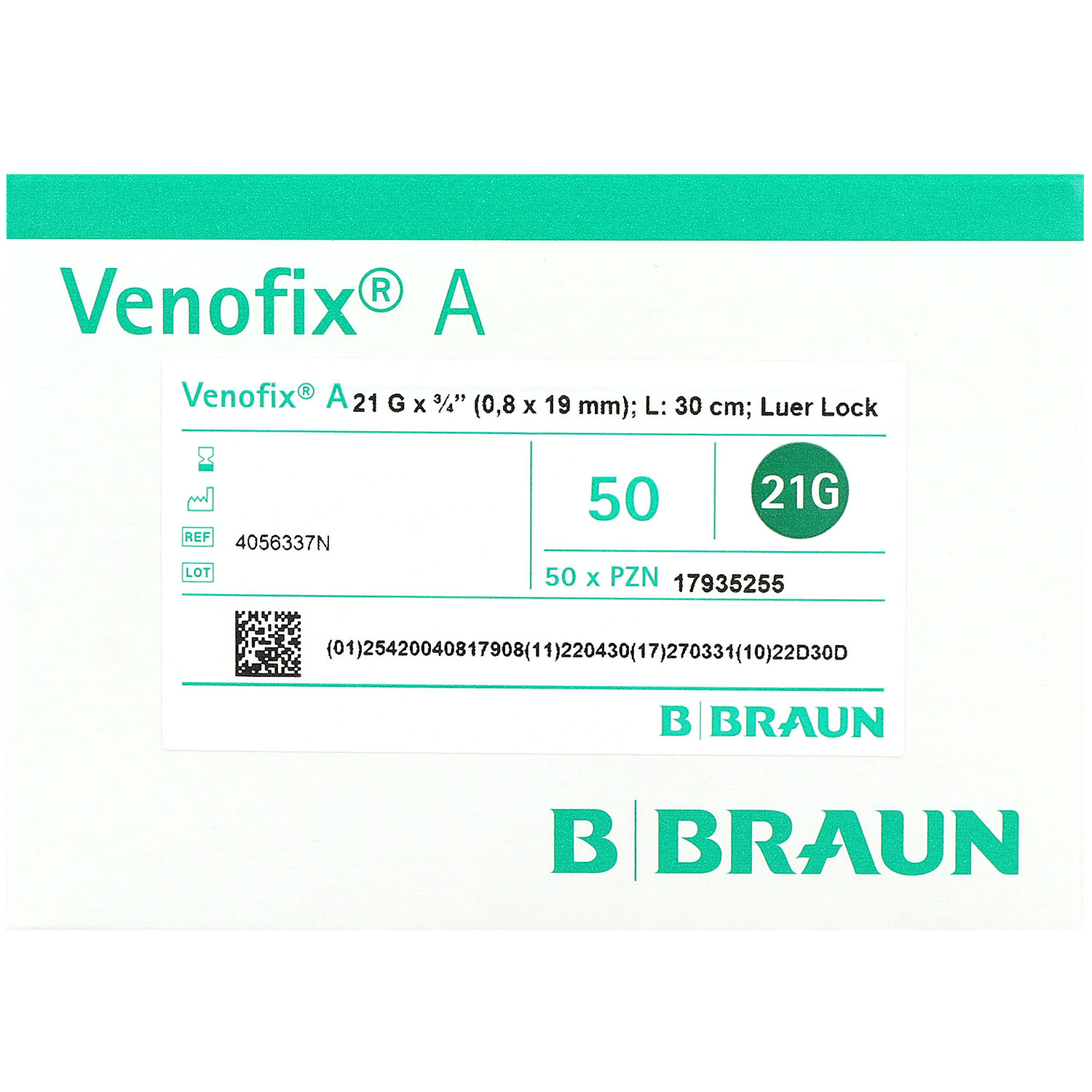 Venofix A Punktionskanüle, Venenpunktionsbestecke