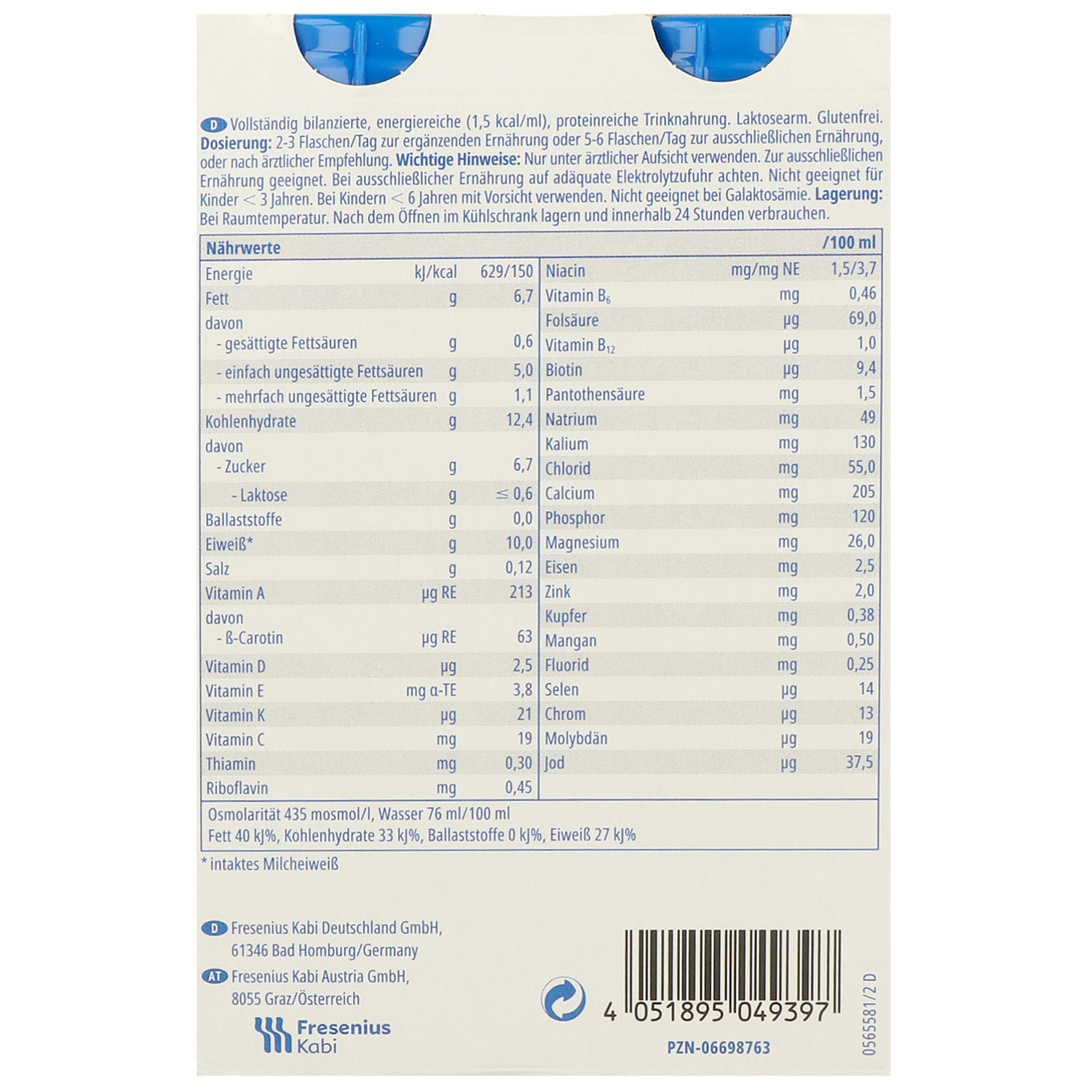 Fresubin PROTEIN ENERGY Drink Trinknahrung 24 x 200 ml