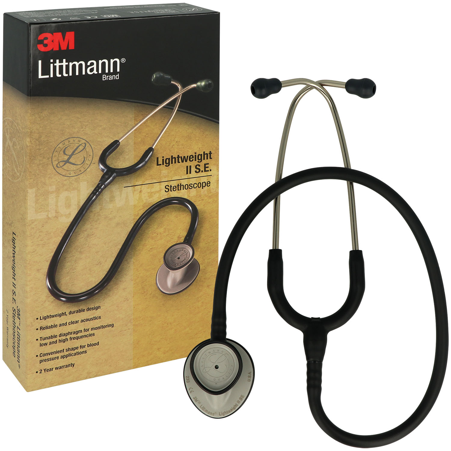 Littmann Lightweight II S.E. Stethoskop schwarz